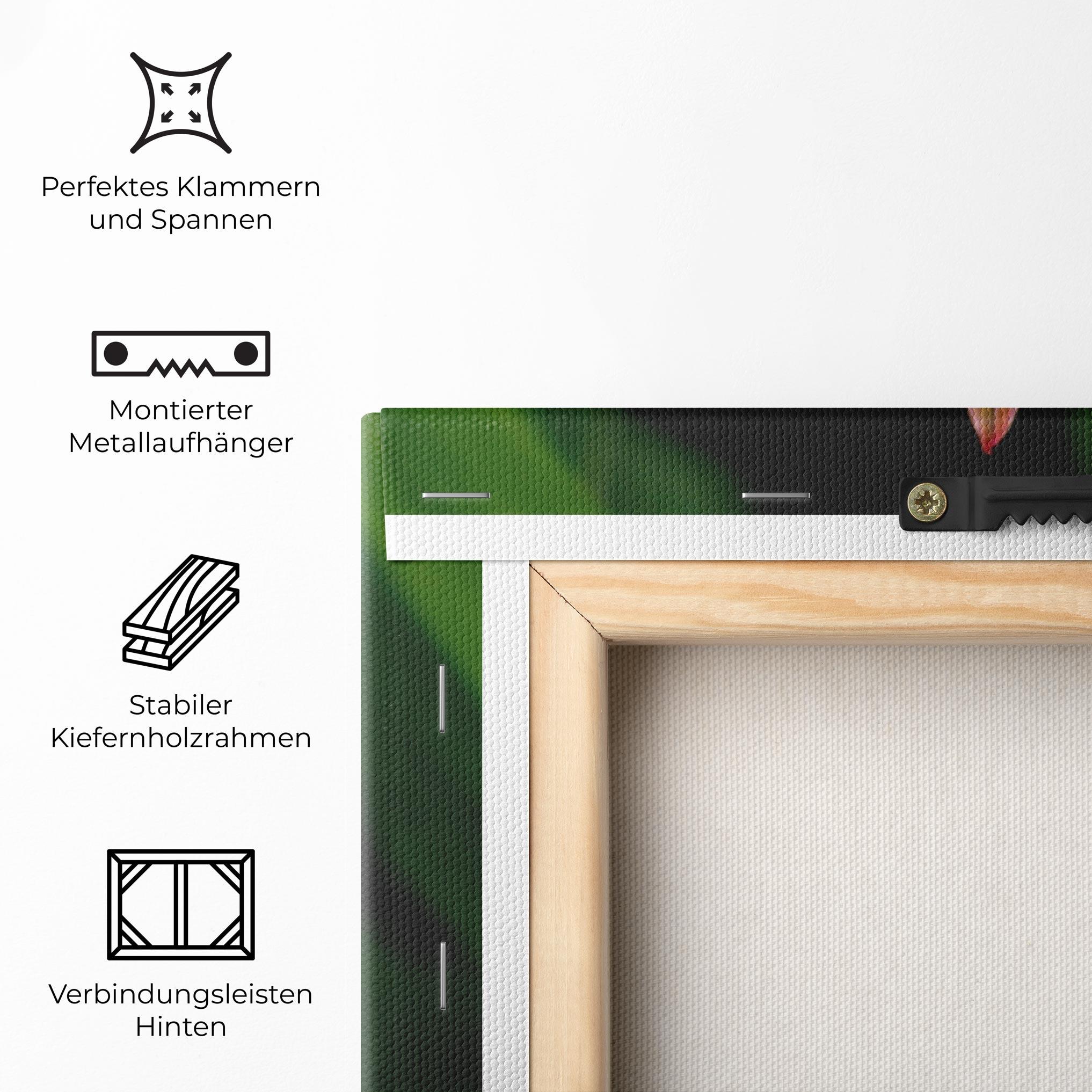 Leinwandbild Light Pink Exotic mockup 5