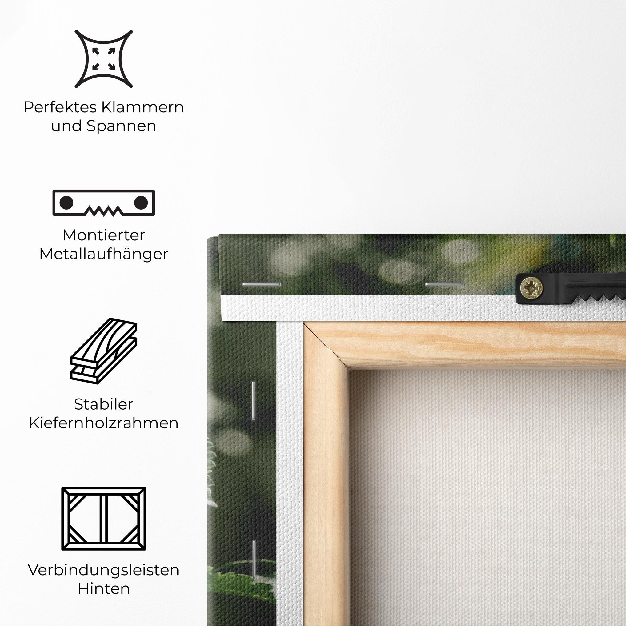Leinwandbild Yellow Pretty Exotic mockup 5