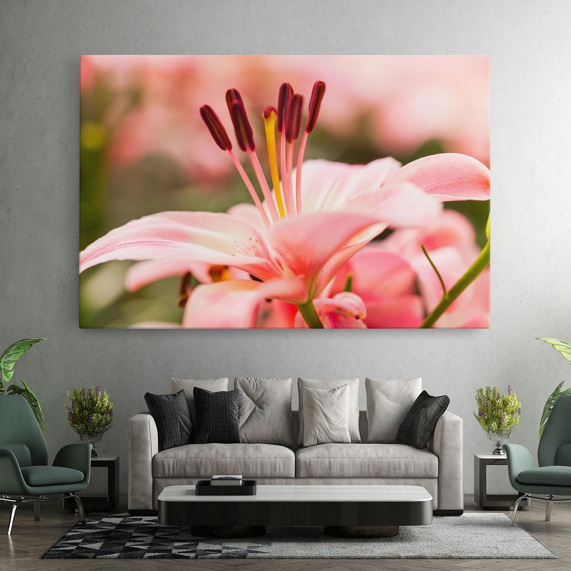 Leinwandbild Flower mockup 7