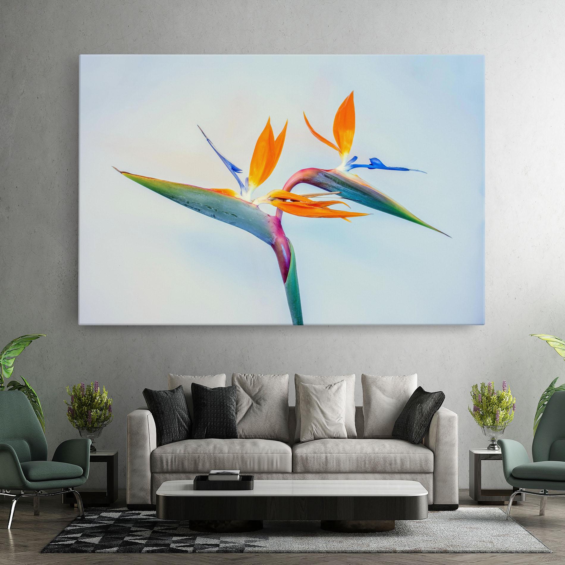 Leinwandbild Green Orange Exotic mockup 7