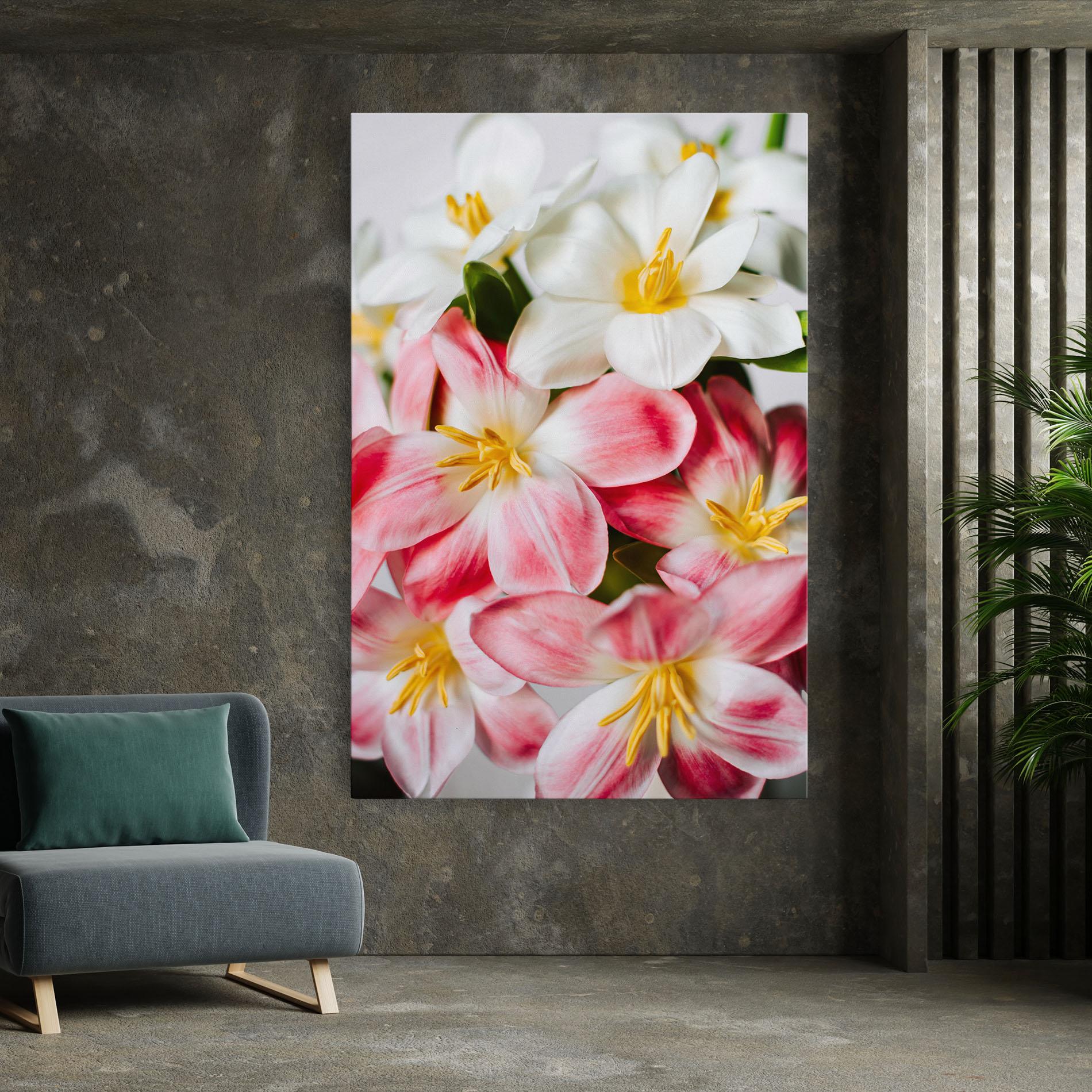Leinwandbild Beautiful Exotic Flower mockup 7