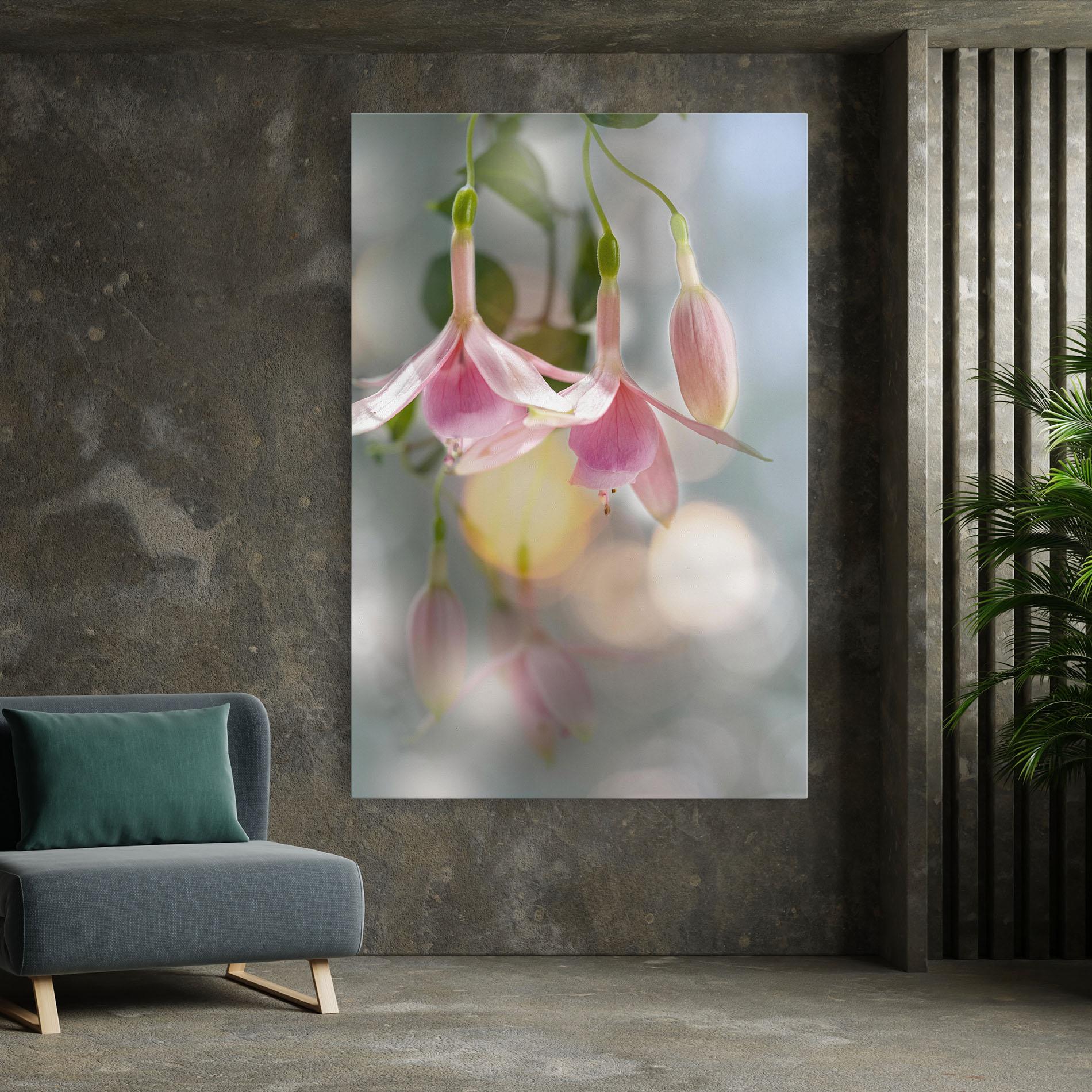 Leinwandbild Dreamy Pink Exotic mockup 7