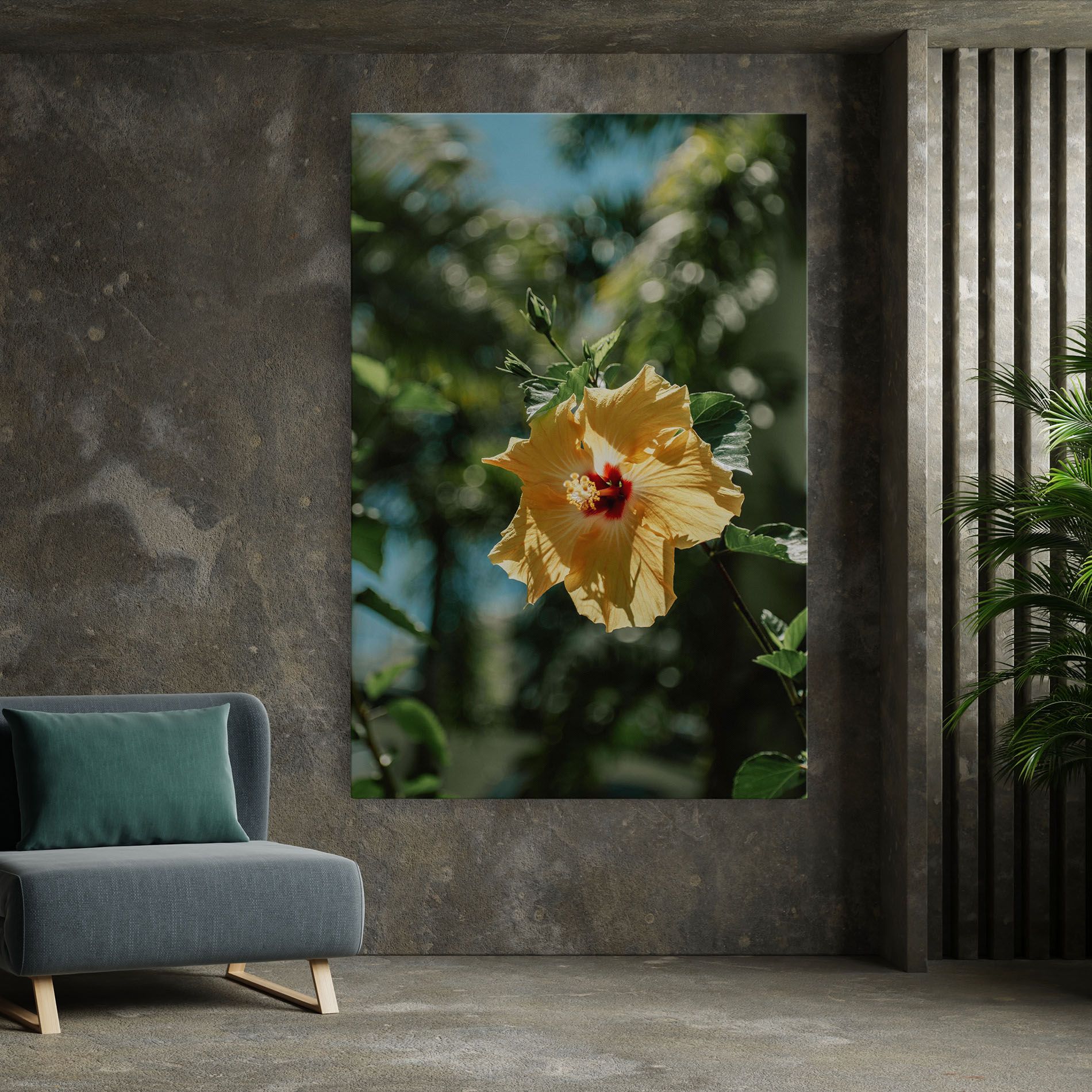 Yellow Pretty Exotic mockup 7