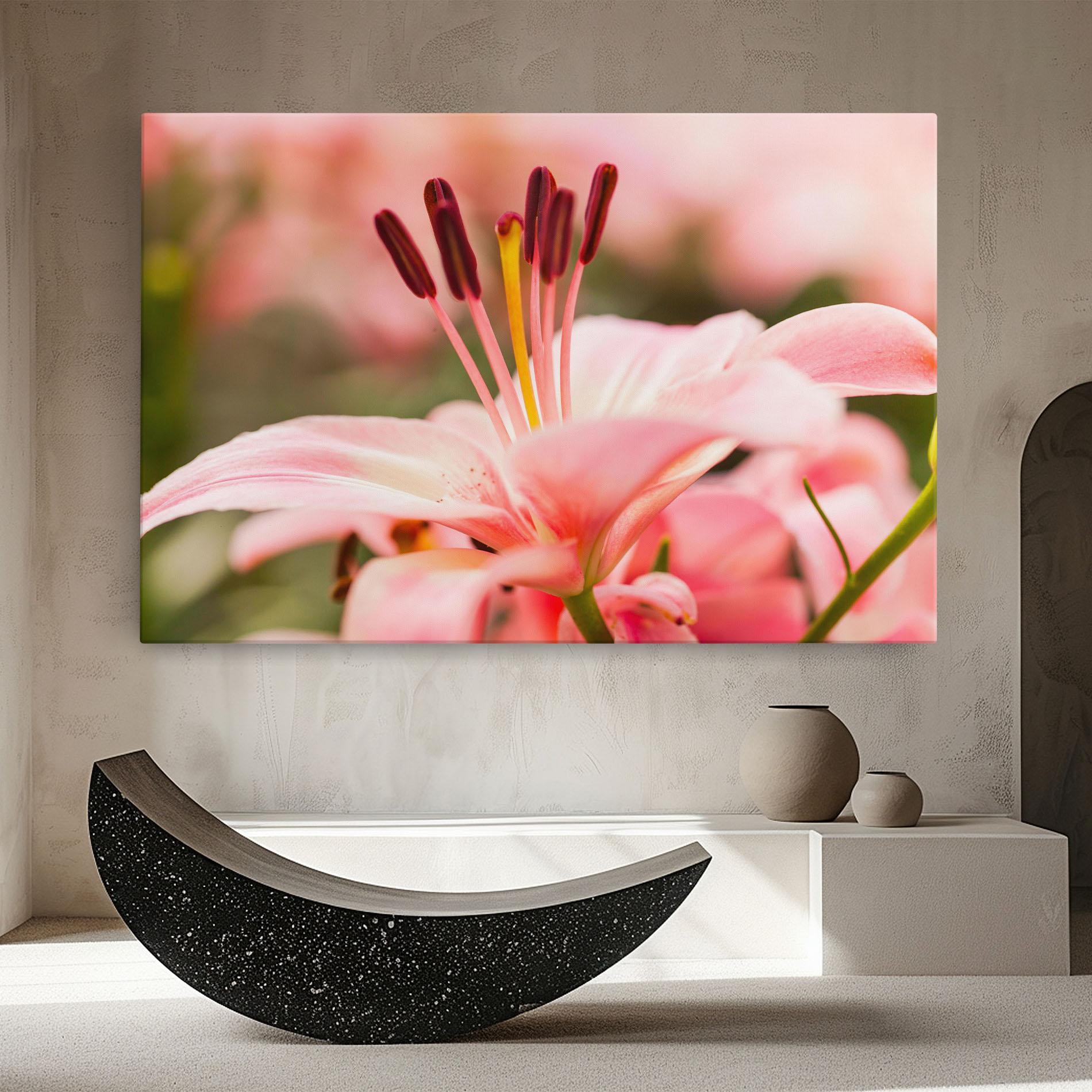 Leinwandbild Flower mockup 8