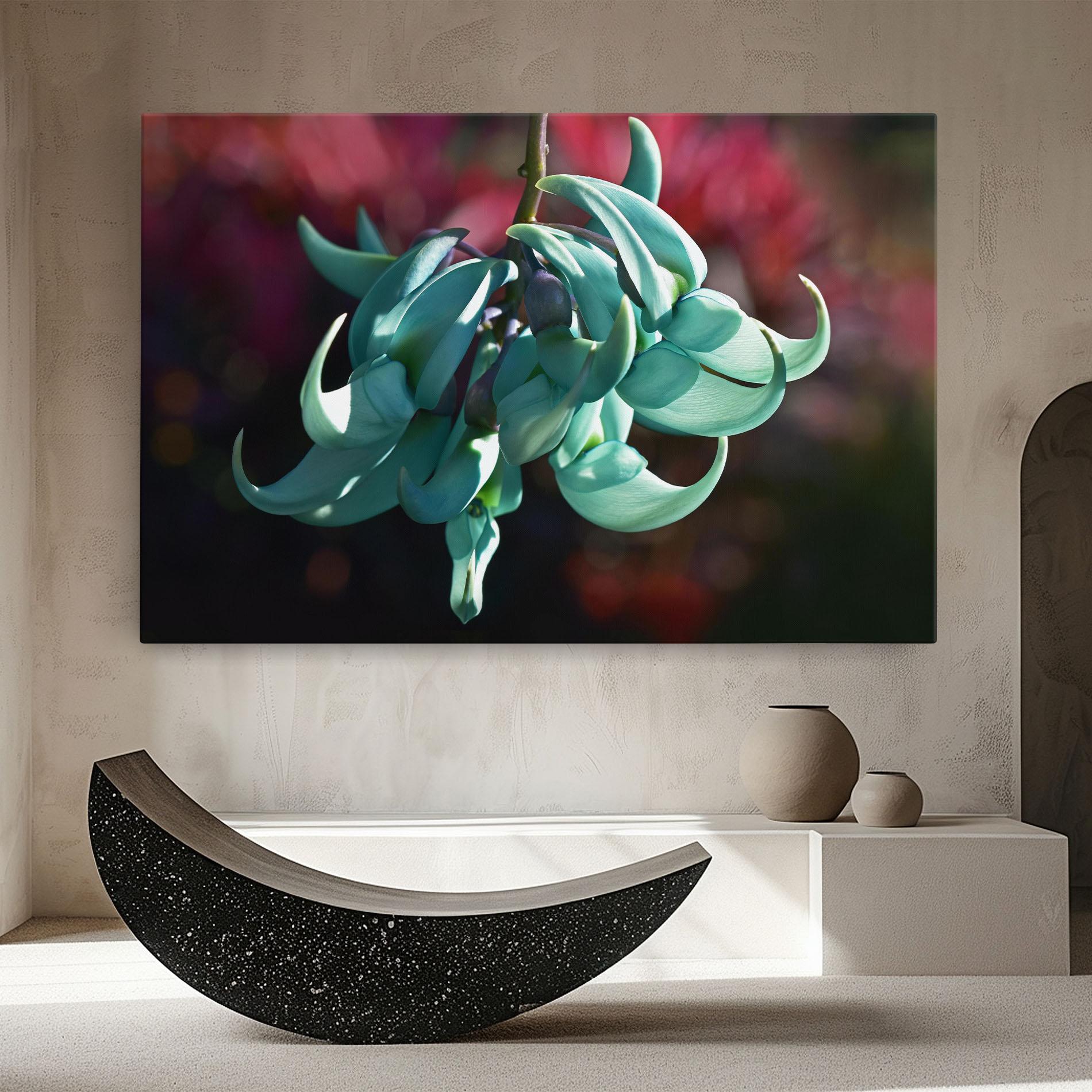 Leinwandbild Pastel Green Plant mockup 8