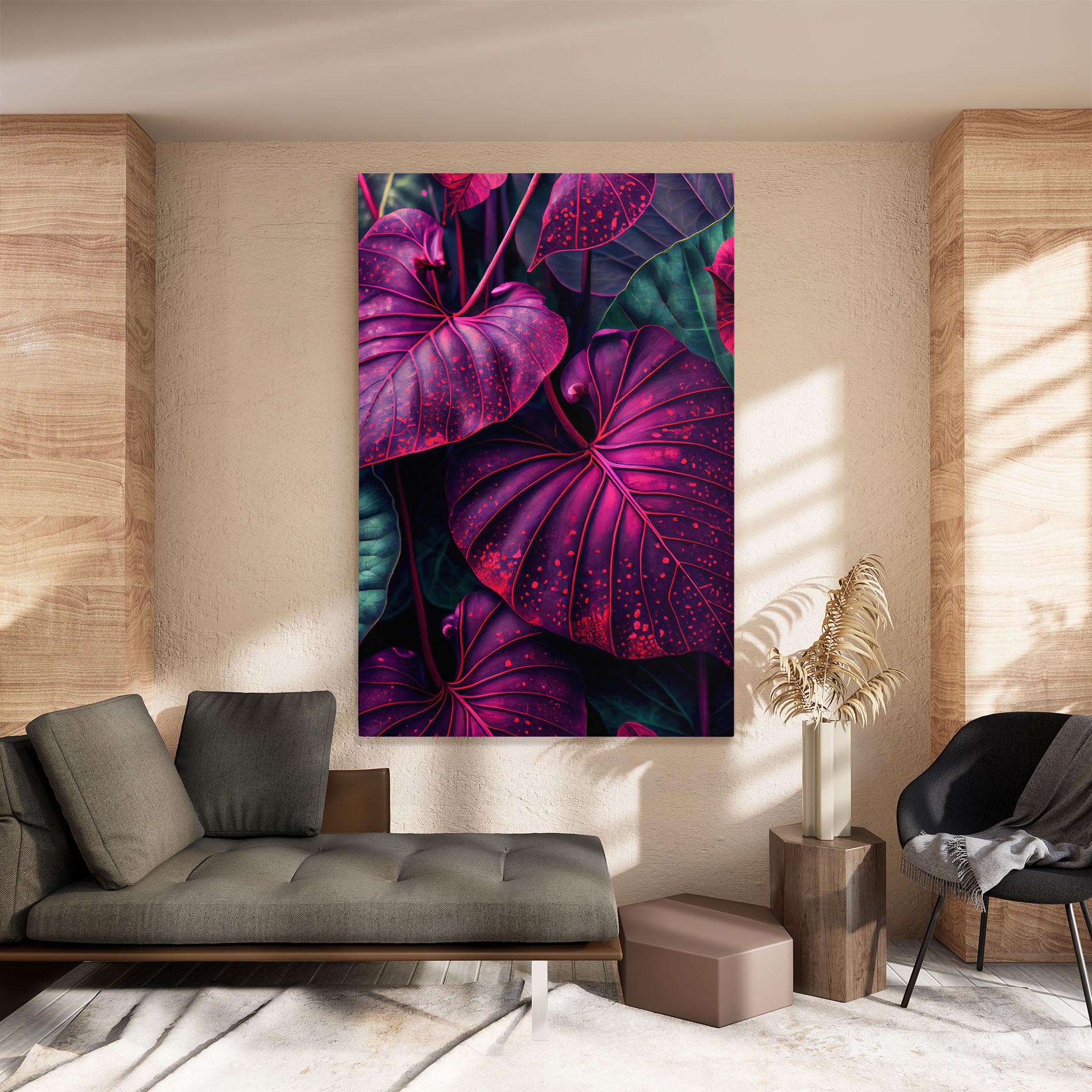 Leinwandbild Big Purple Exotic mockup 8