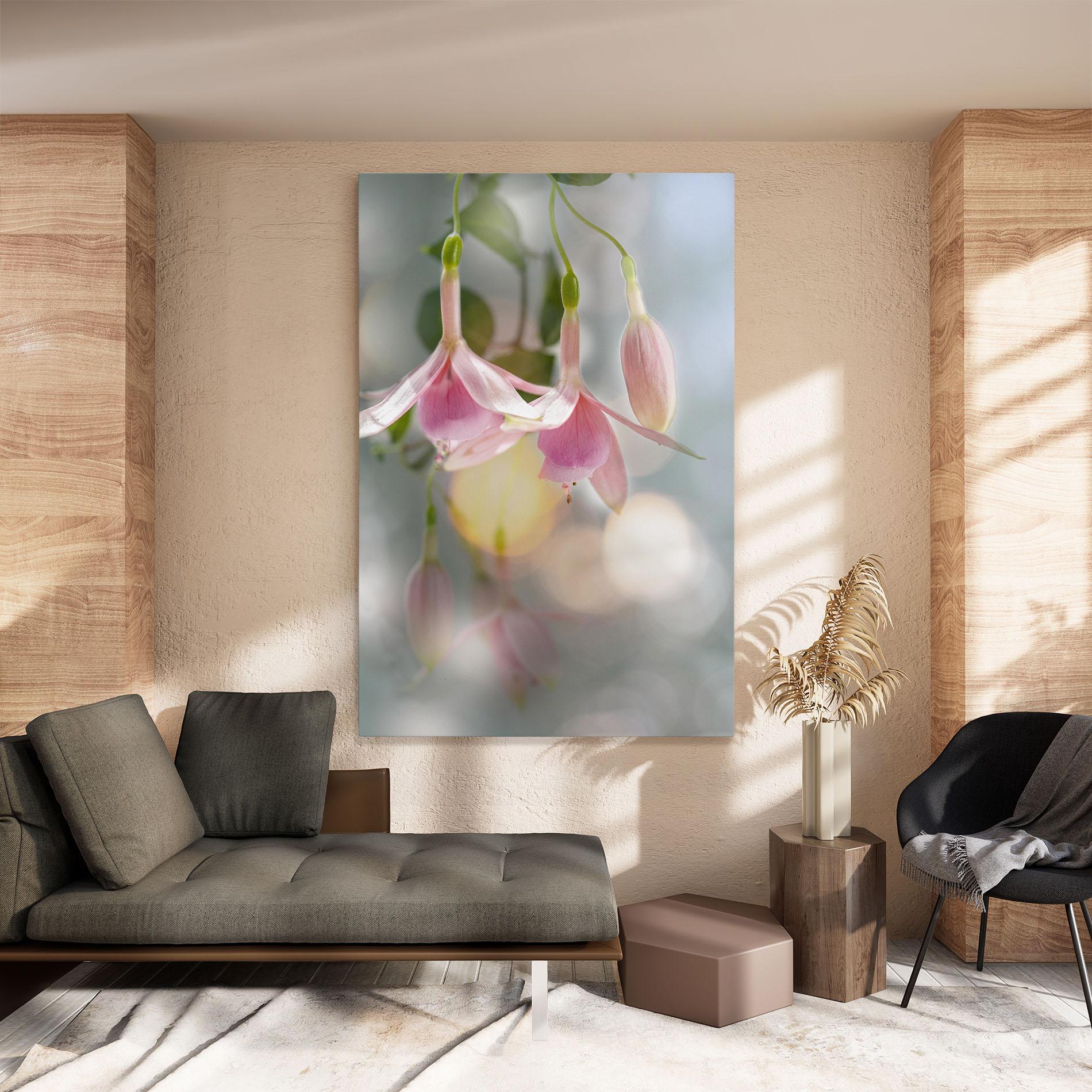 Leinwandbild Dreamy Pink Exotic mockup 8