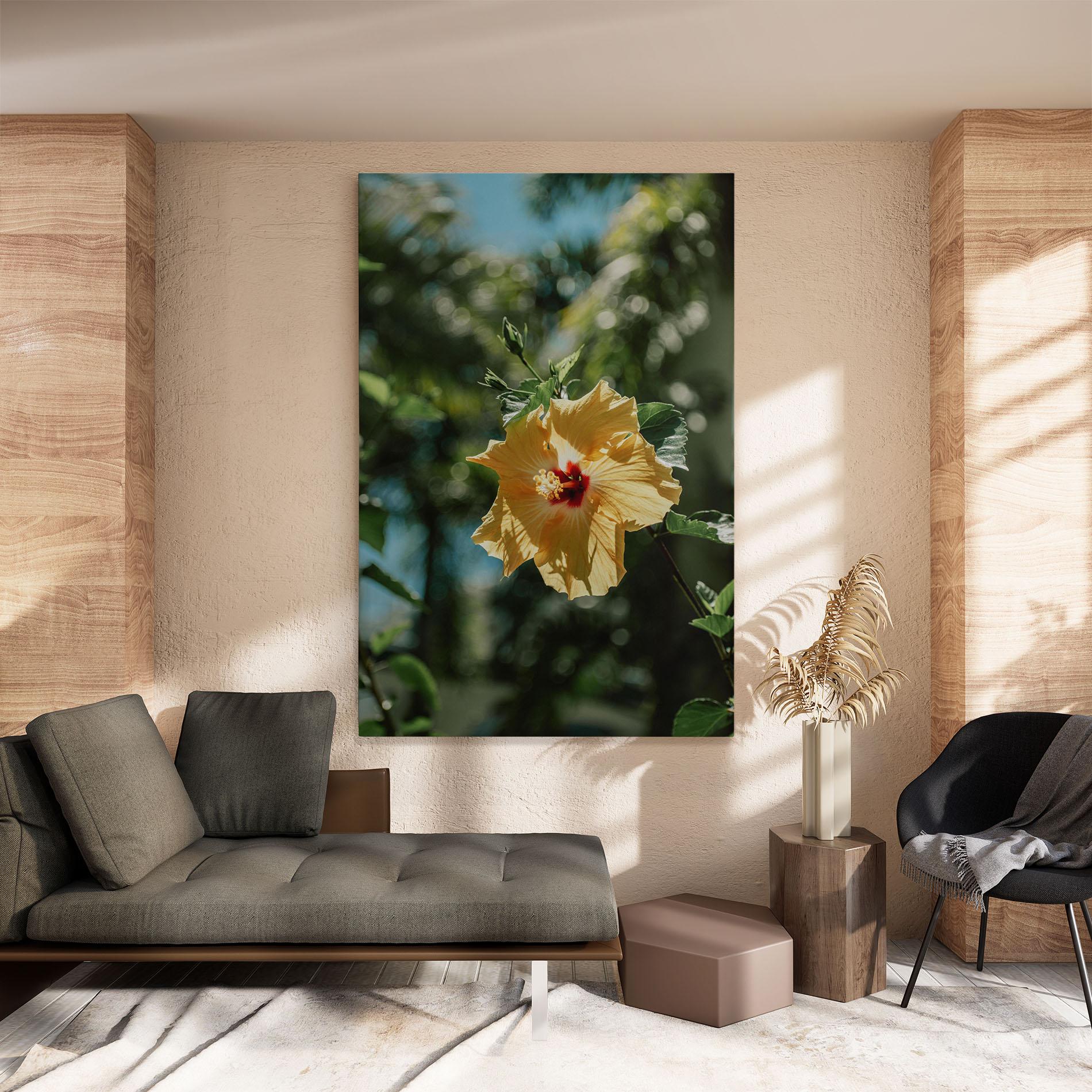 Leinwandbild Yellow Pretty Exotic mockup 8