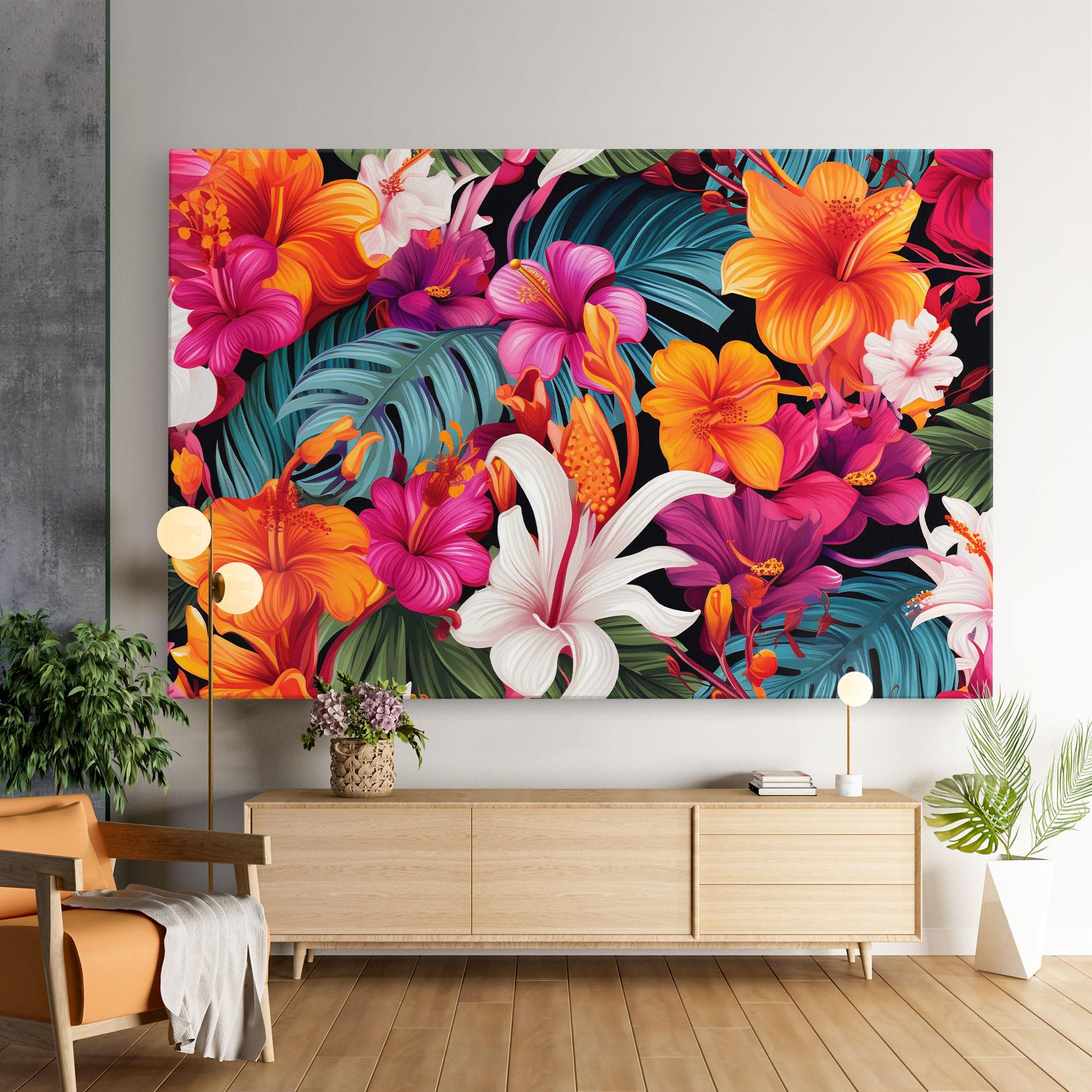 Leinwandbild Exotic Patern mockup 9