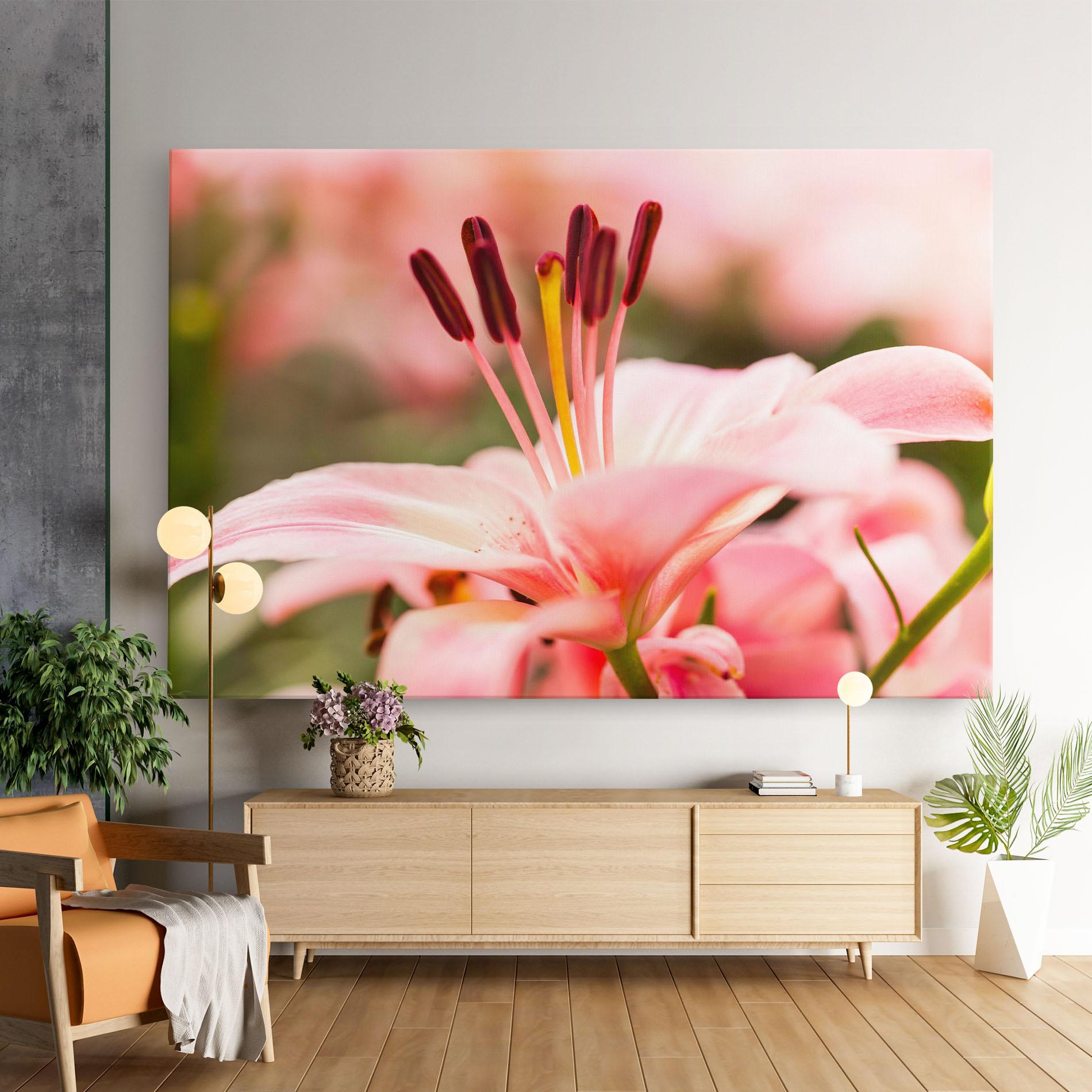 Leinwandbild Flower mockup 9