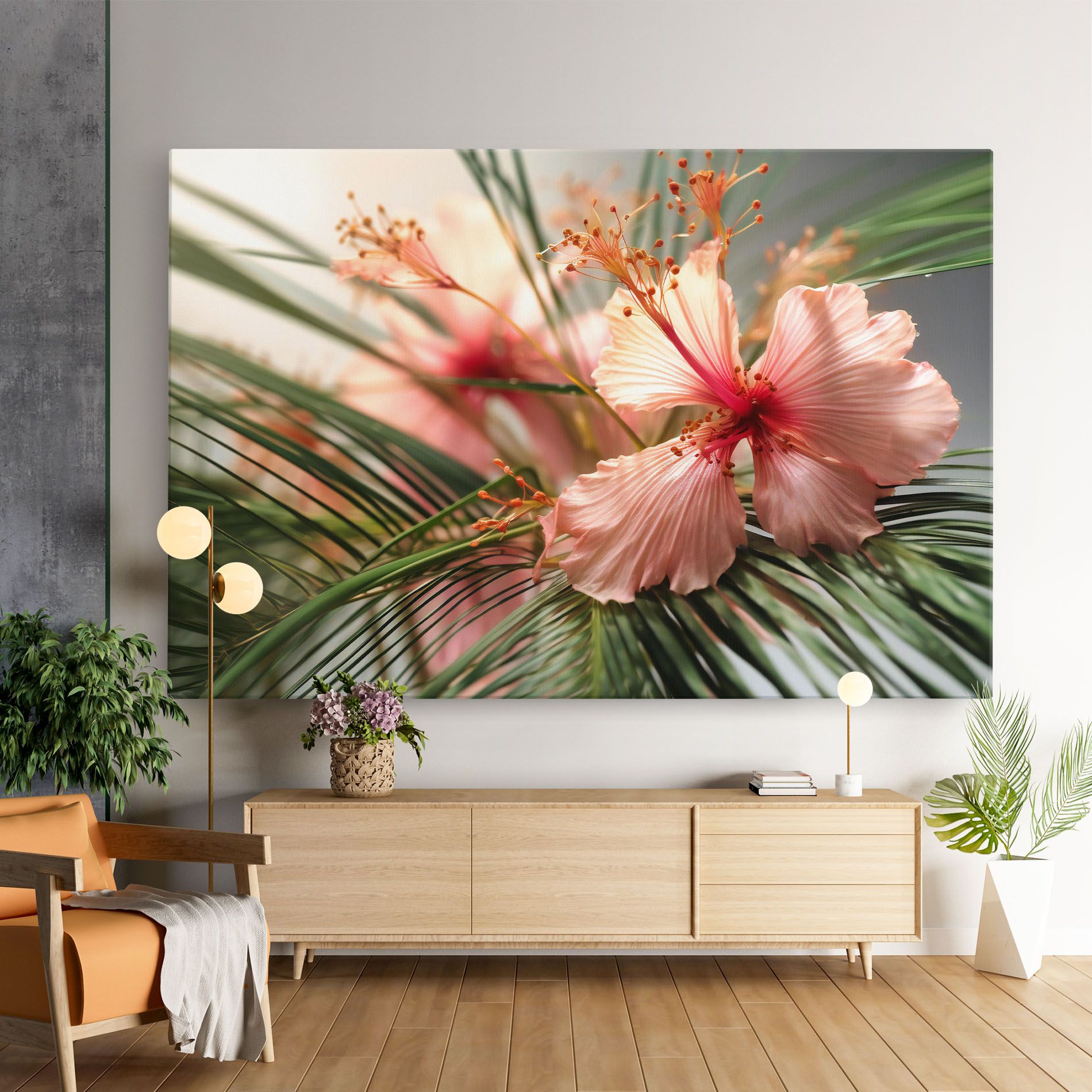 Sunset Exotic Flower mockup 9