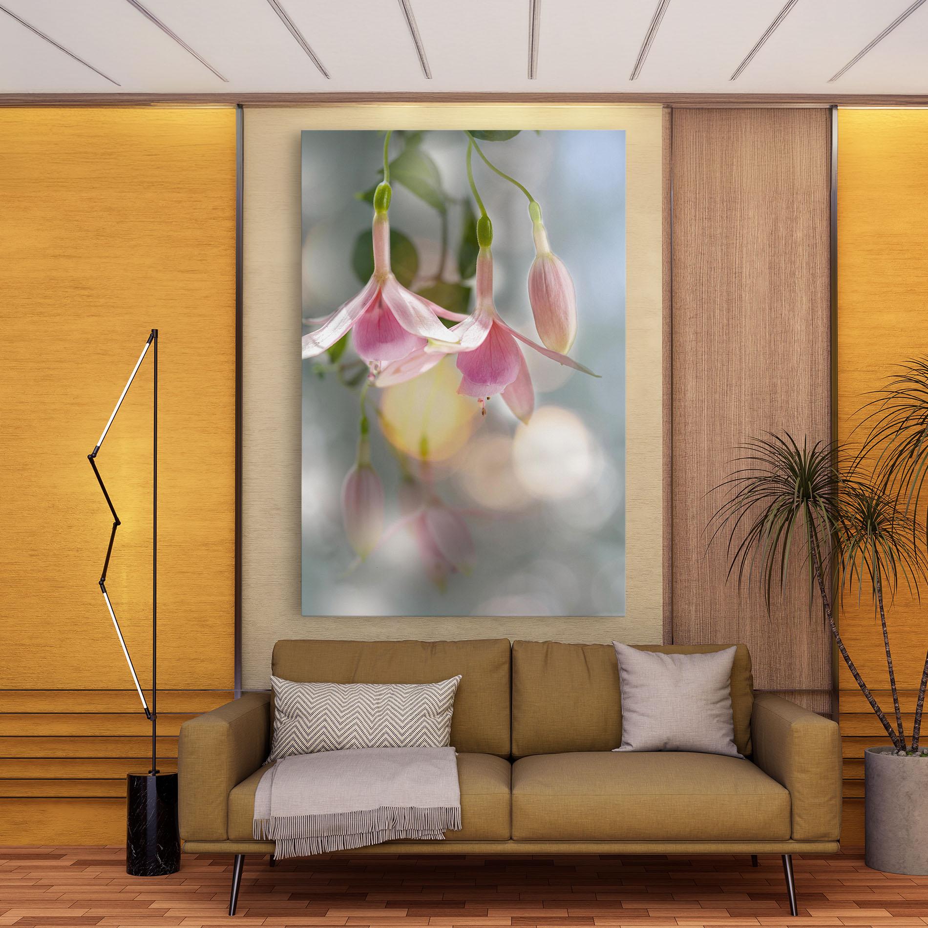 Leinwandbild Dreamy Pink Exotic mockup 9