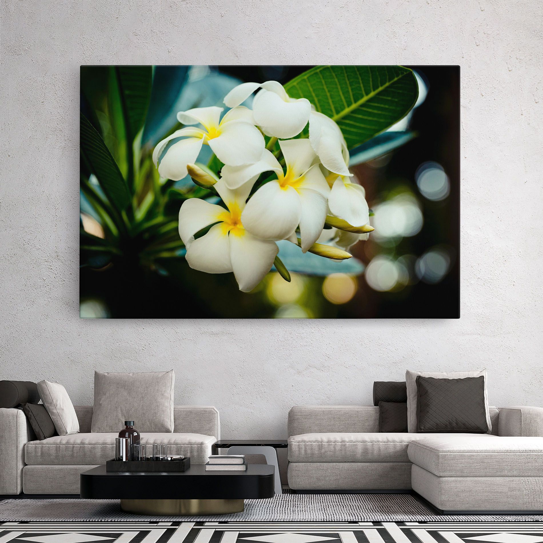 Beautiful White Exotic mockup 2