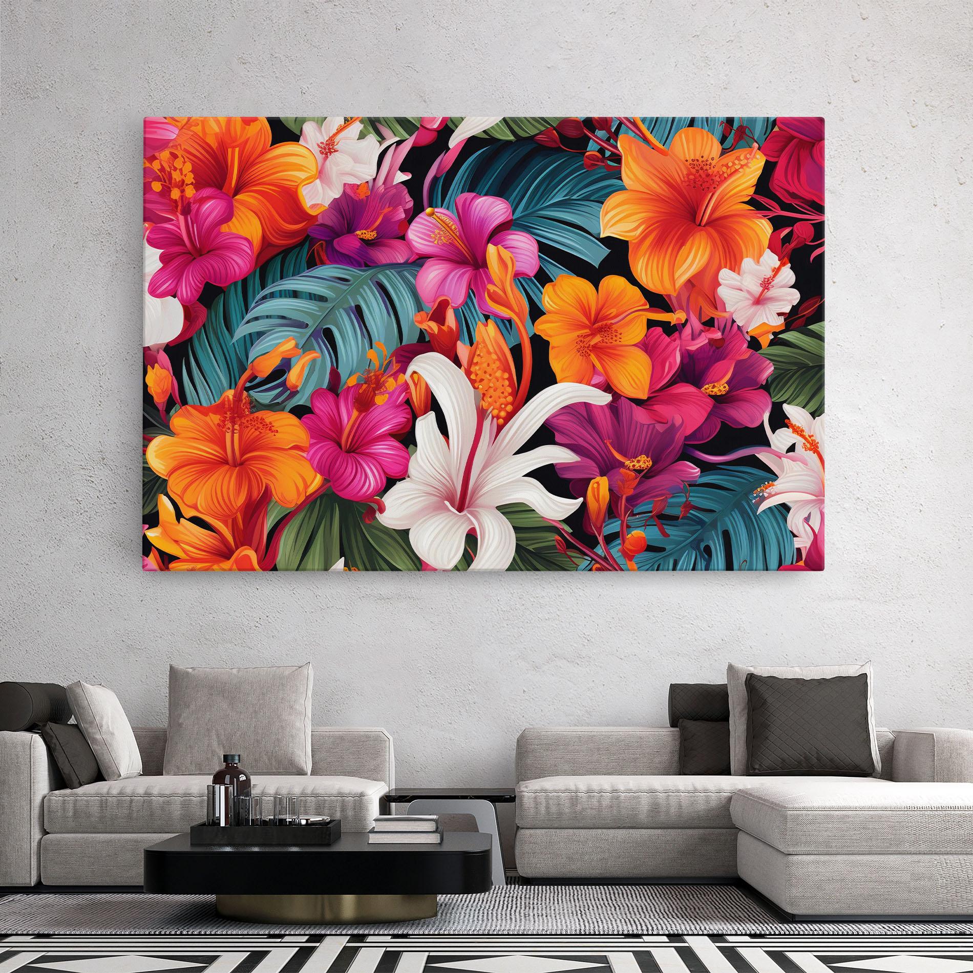 Leinwandbild Exotic Patern mockup 2