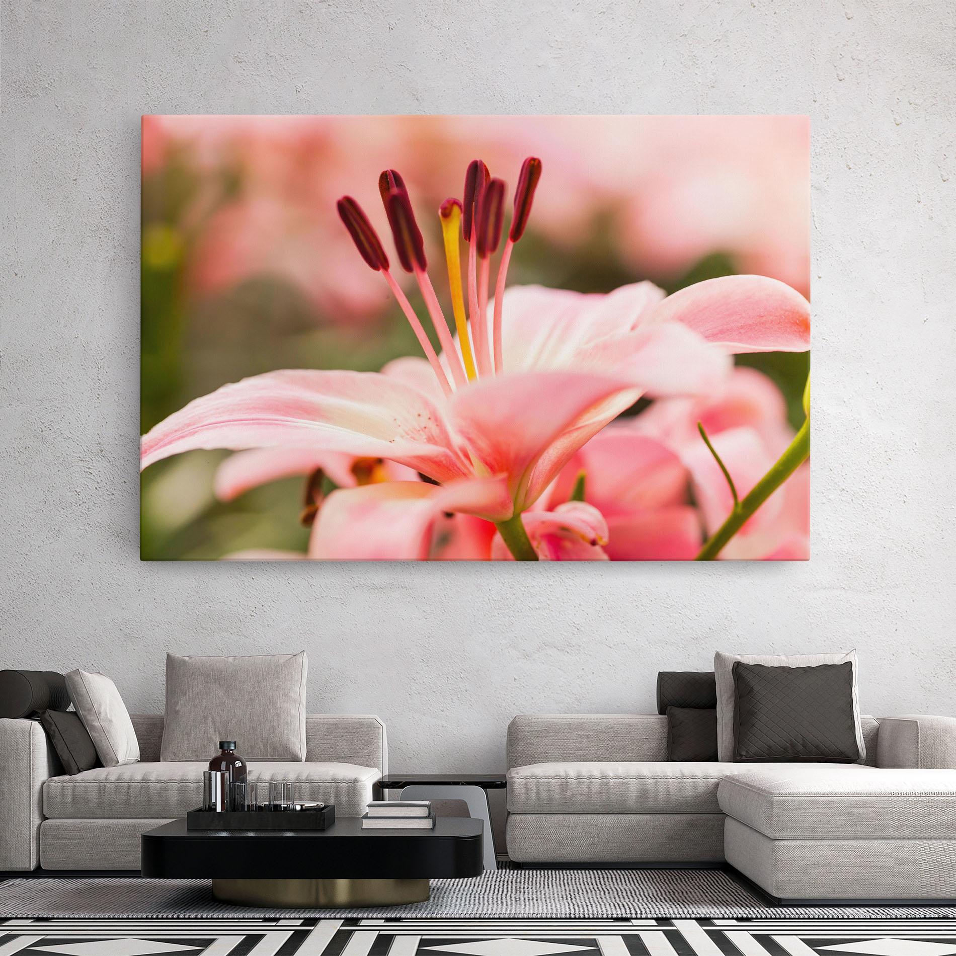 Leinwandbild Flower mockup 2