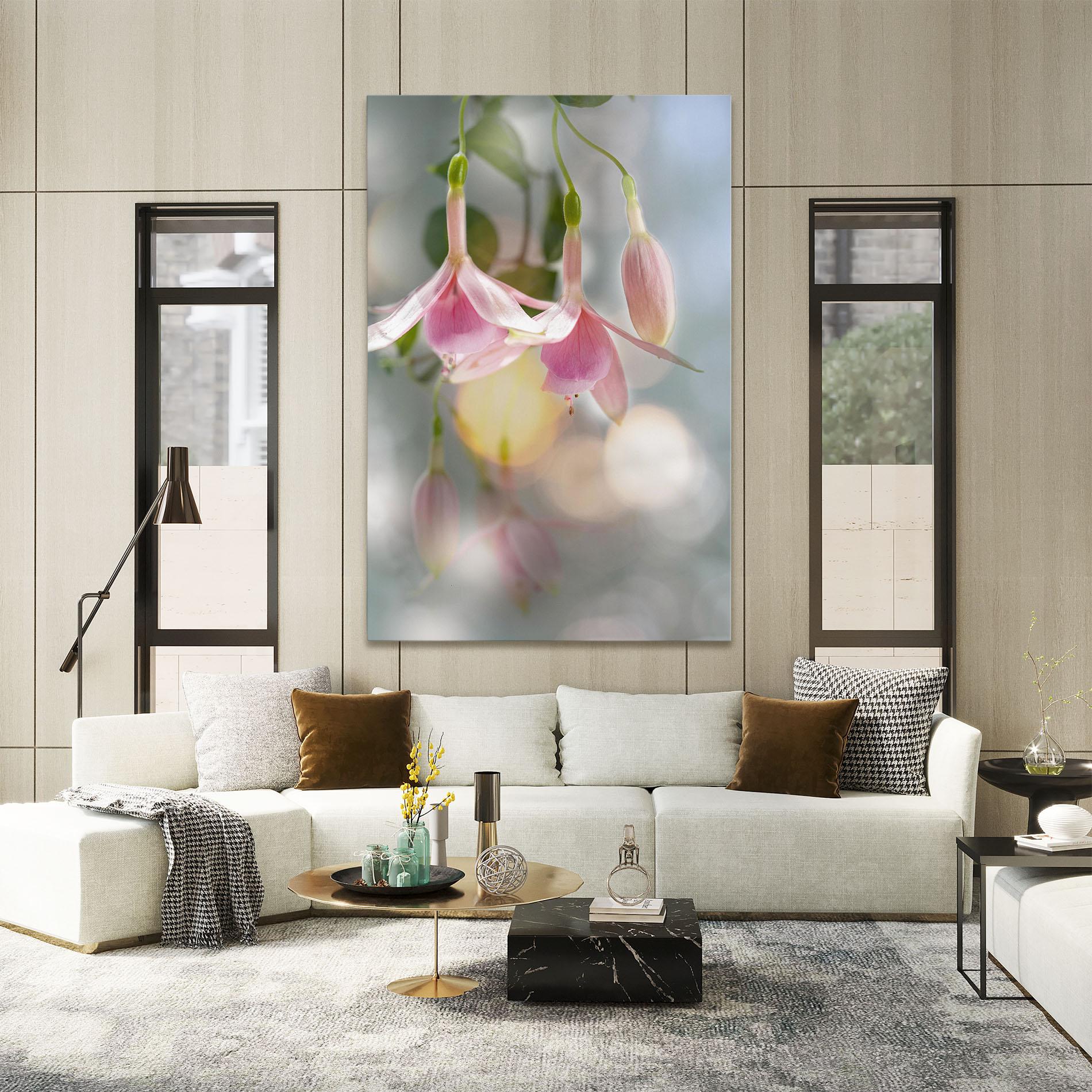 Leinwandbild Dreamy Pink Exotic mockup 2