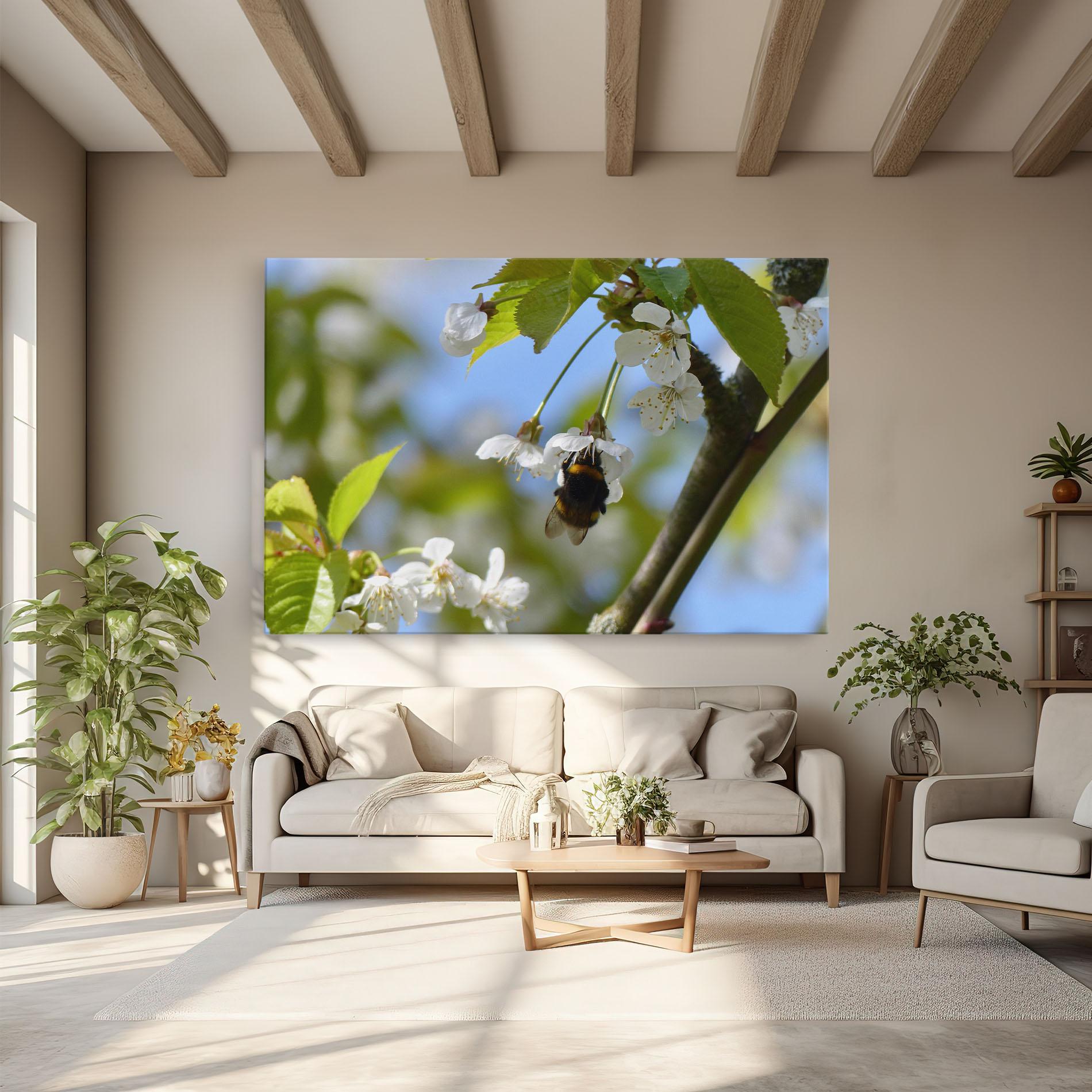 Leinwandbild Bee Wild Tree mockup 6