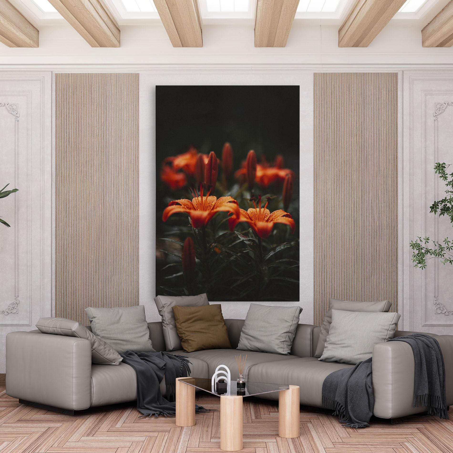 Leinwandbild Dreamy Wild Flower mockup 6