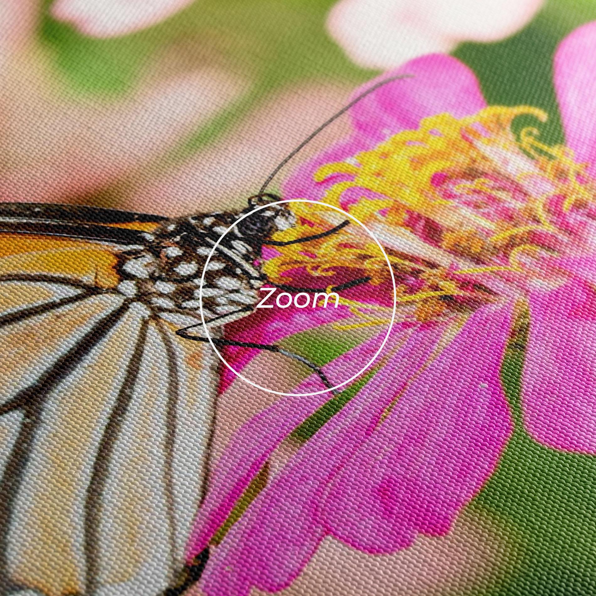 Leinwandbild Daylight Butterfly mockup 3