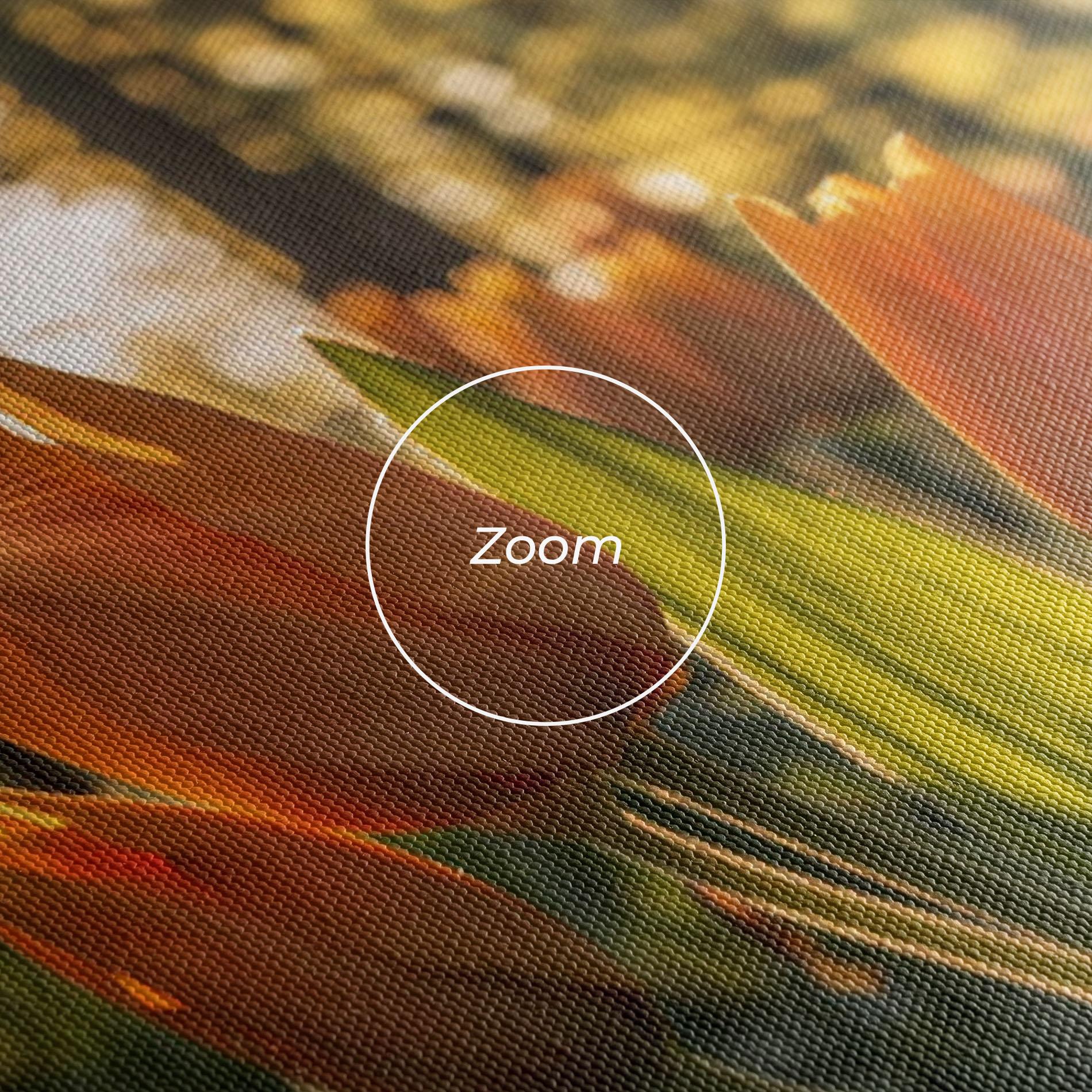 Leinwandbild Forest Tulips mockup 3