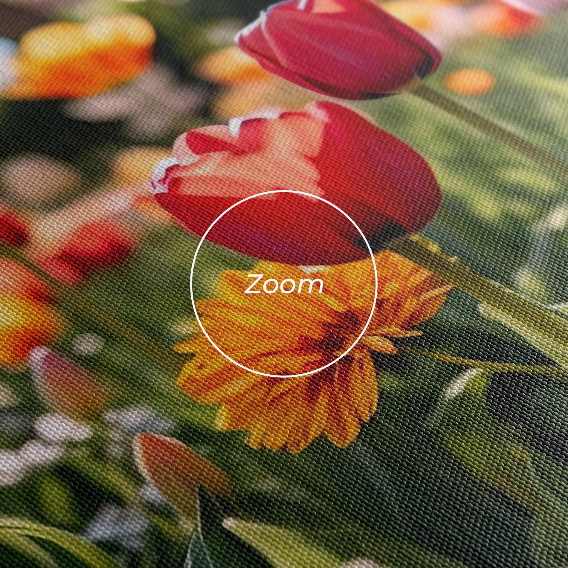 Leinwandbild Garden Tulips Mix mockup 3