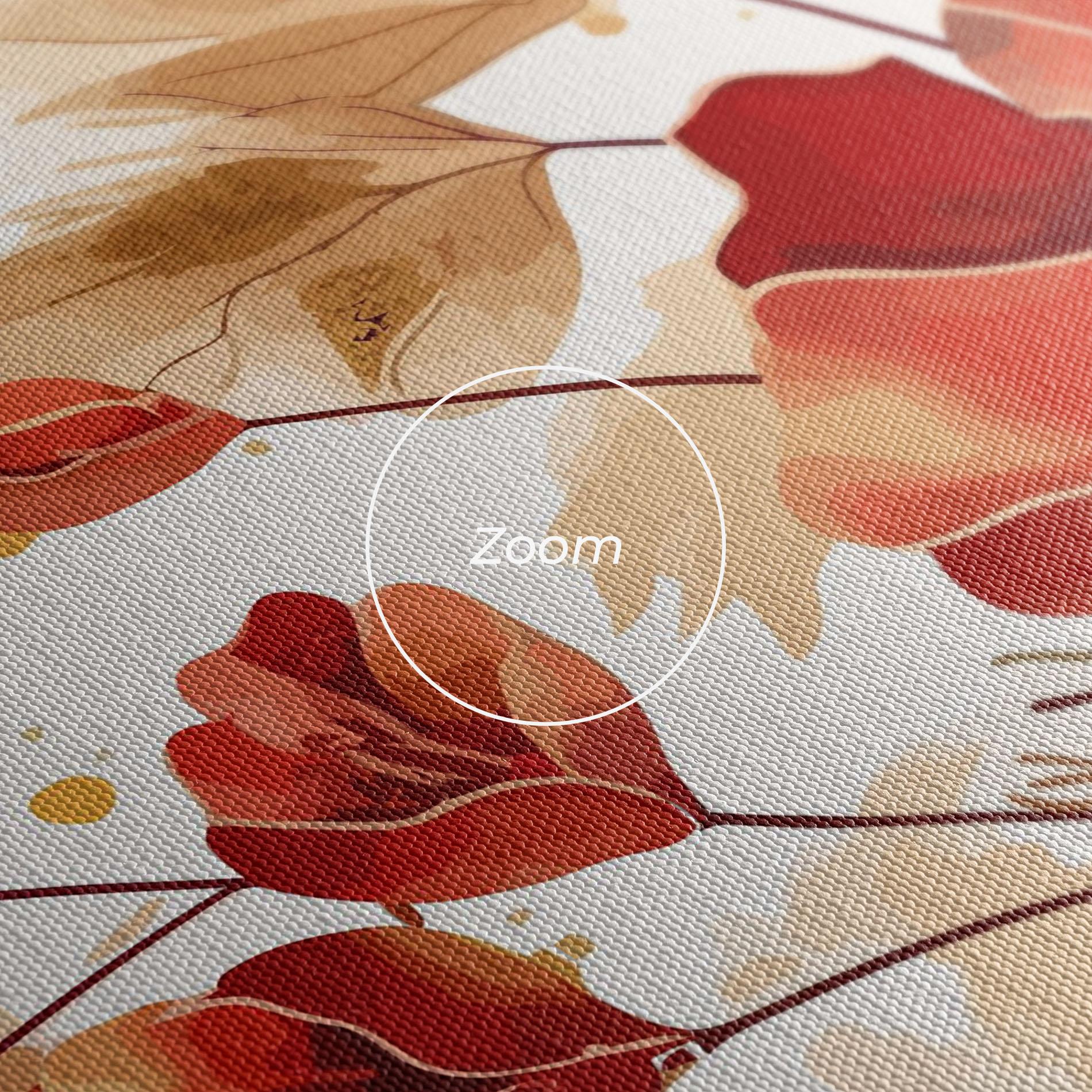 Leinwandbild Red Wild Gold mockup 3
