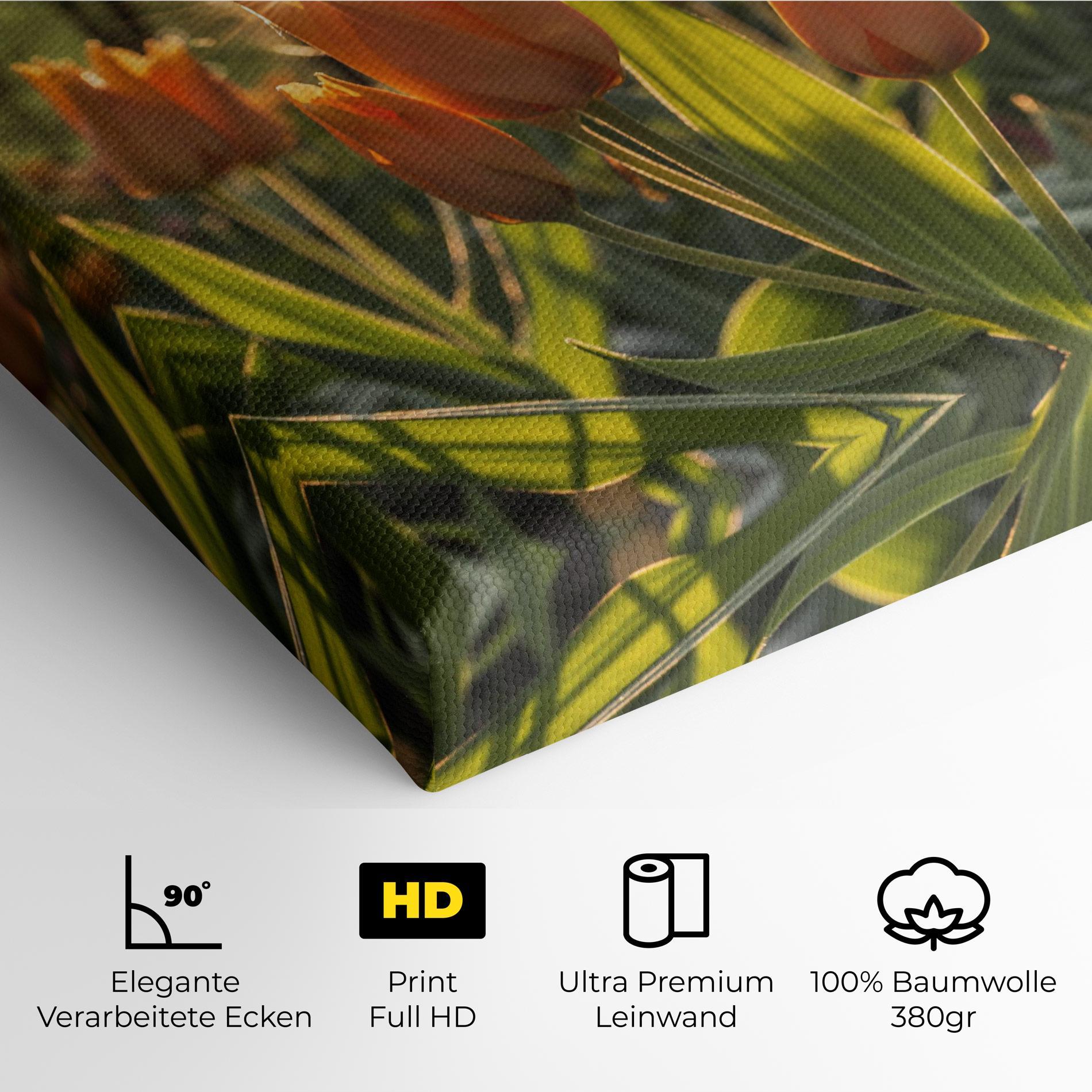 Leinwandbild Forest Tulips mockup 4