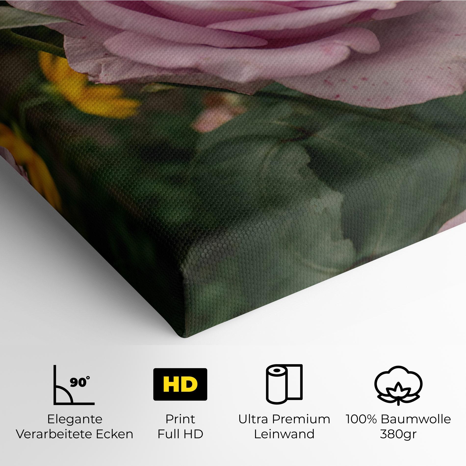 Leinwandbild Garden Pink Rose mockup 4