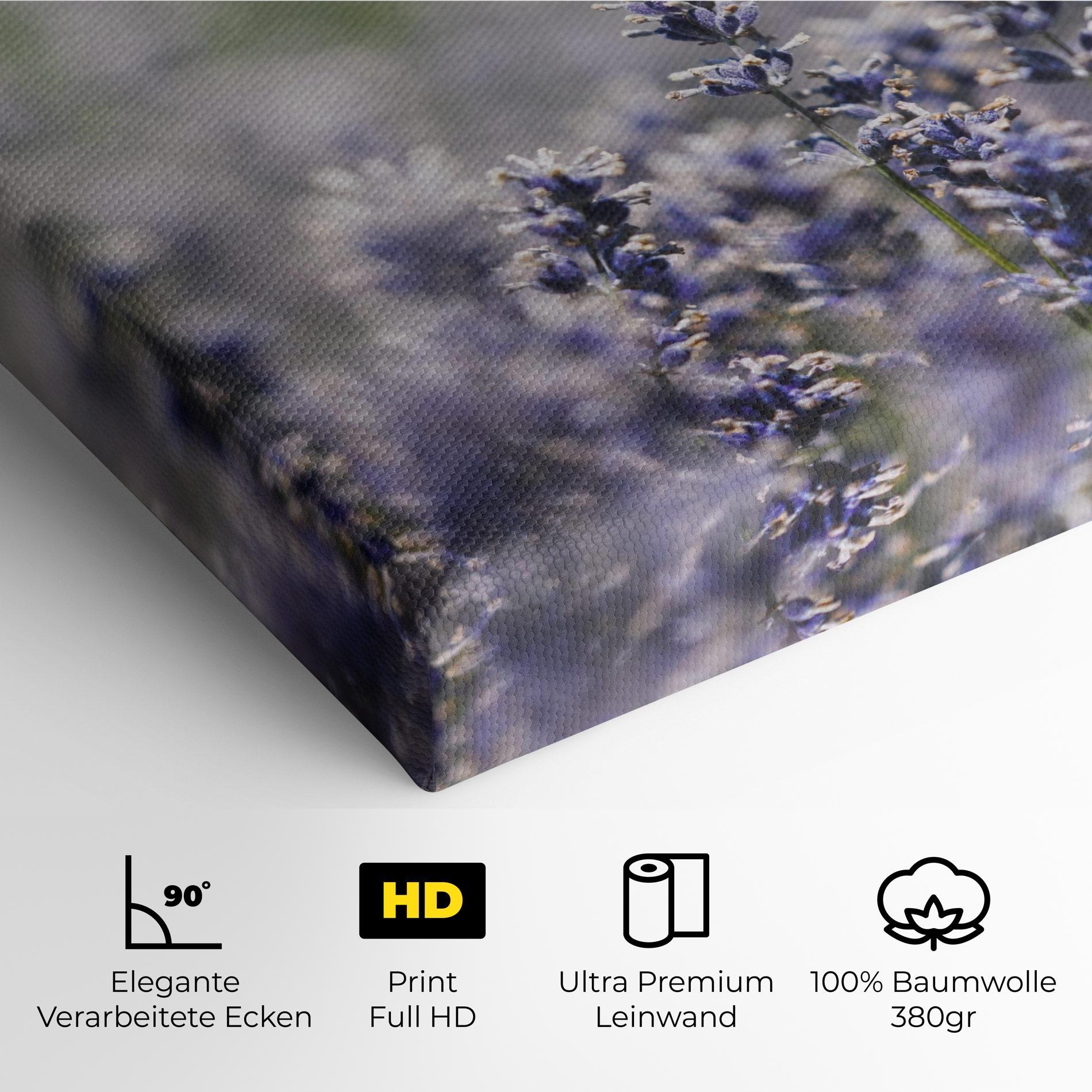 Leinwandbild White Purple Wild mockup 4