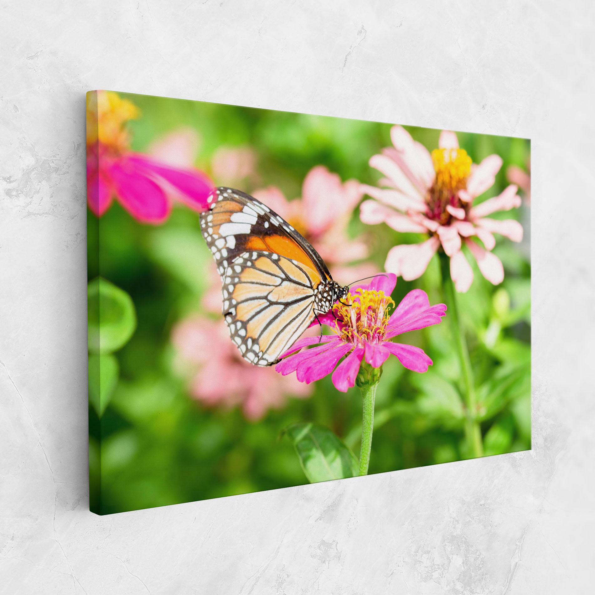 Leinwandbild Daylight Butterfly mockup 1