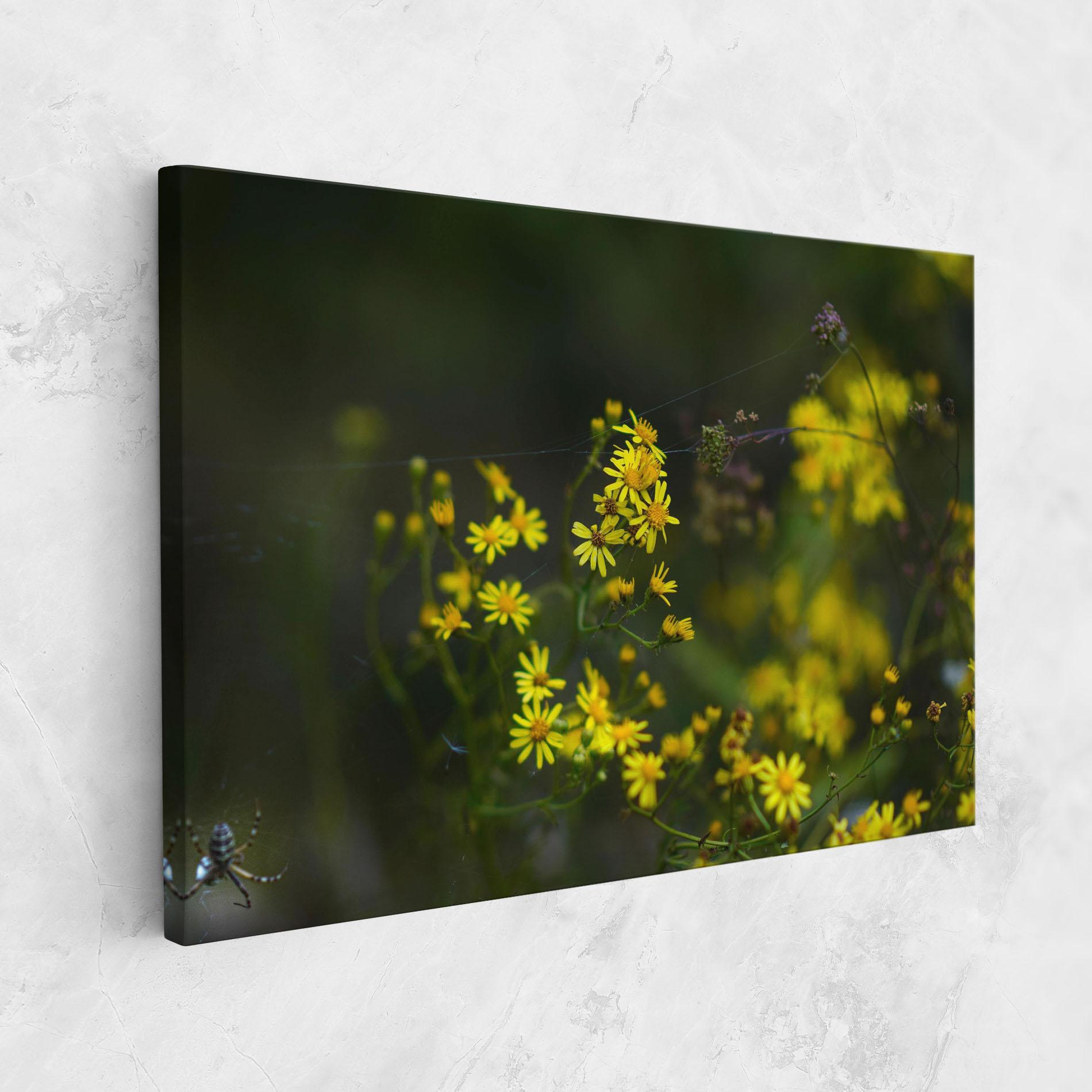 Leinwandbild Small Wild Flowers mockup 1