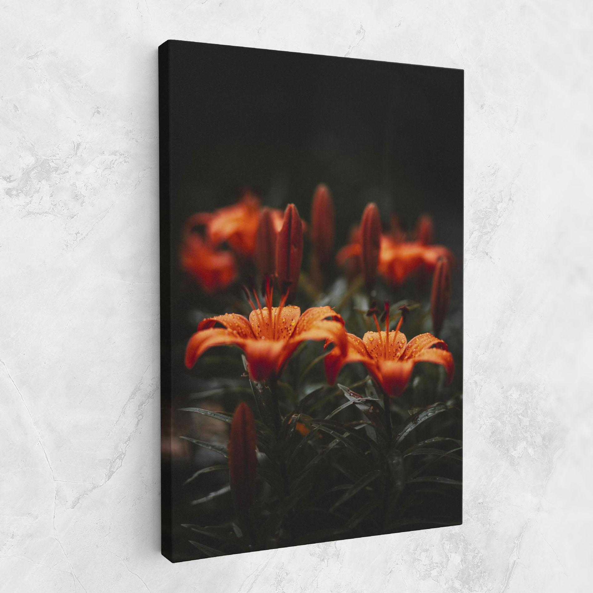 Leinwandbild Dreamy Wild Flower mockup 1