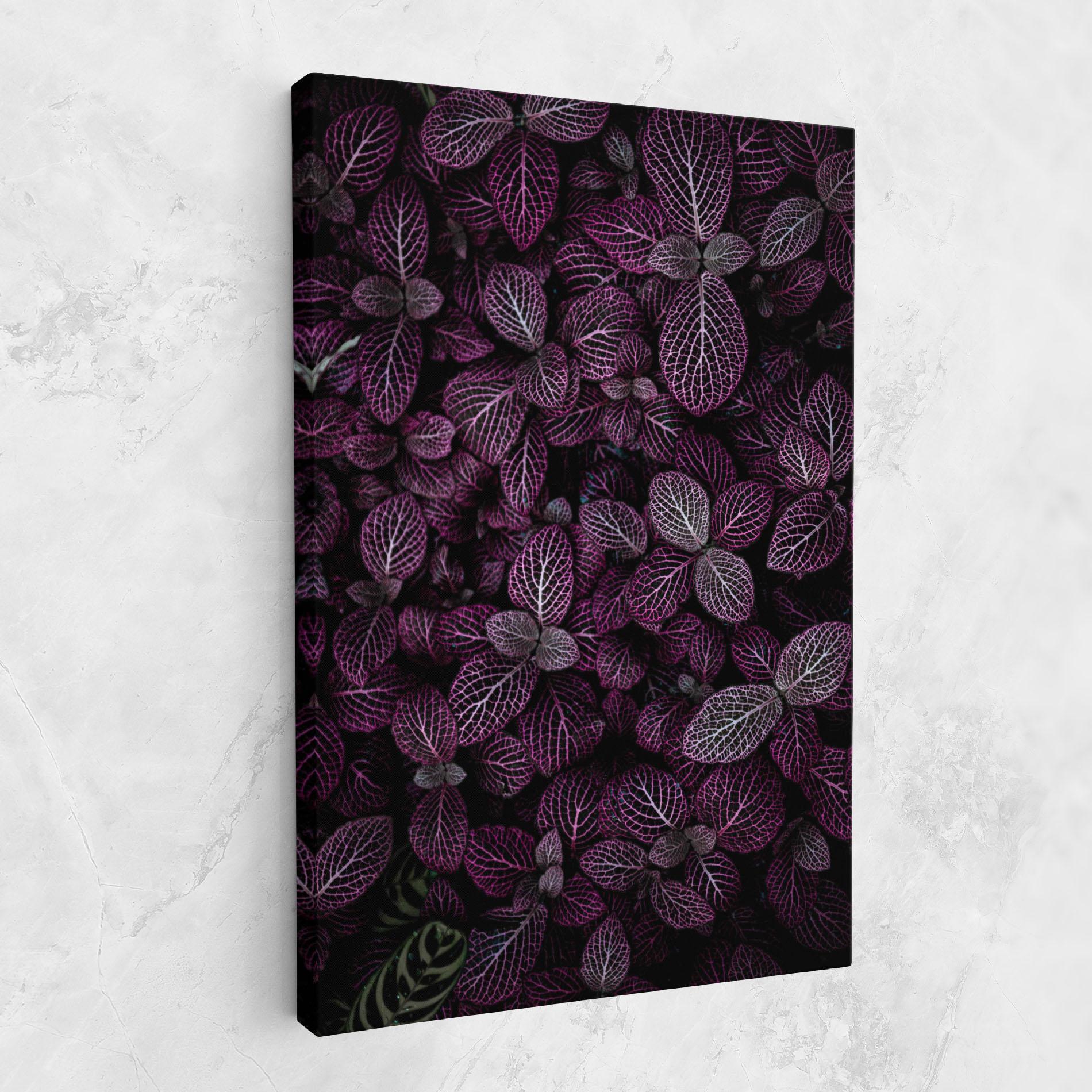 Leinwandbild Purple Leaves mockup 1
