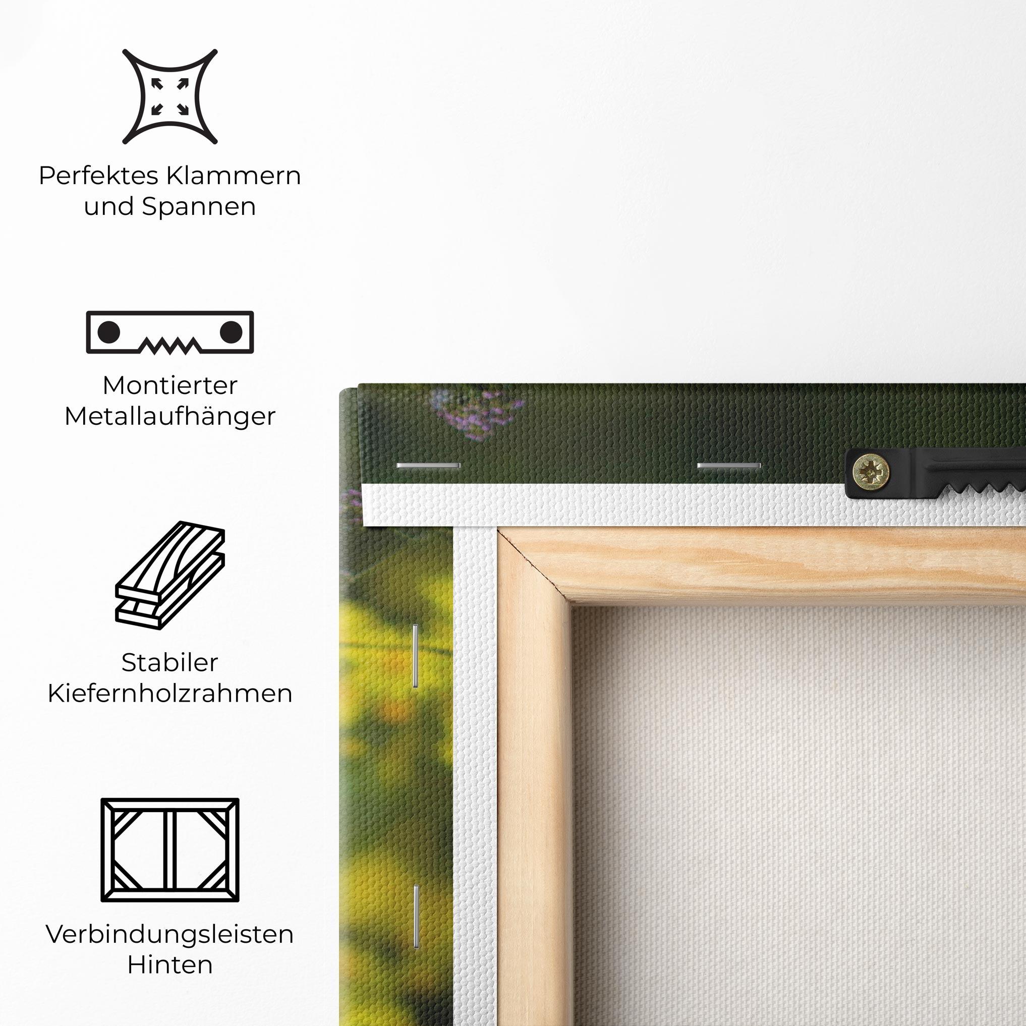 Leinwandbild Small Wild Flowers mockup 5