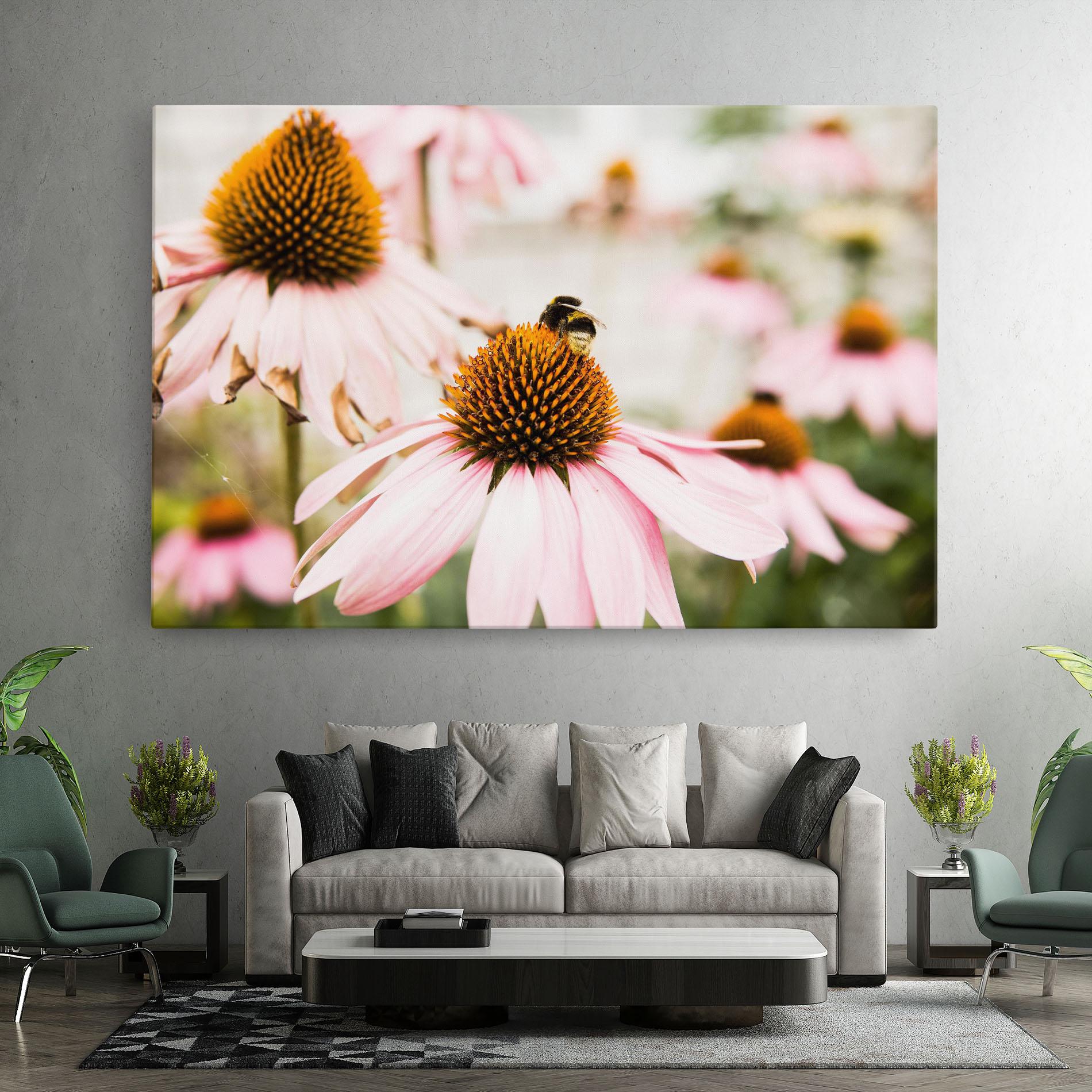 Leinwandbild Daylight Flower mockup 7