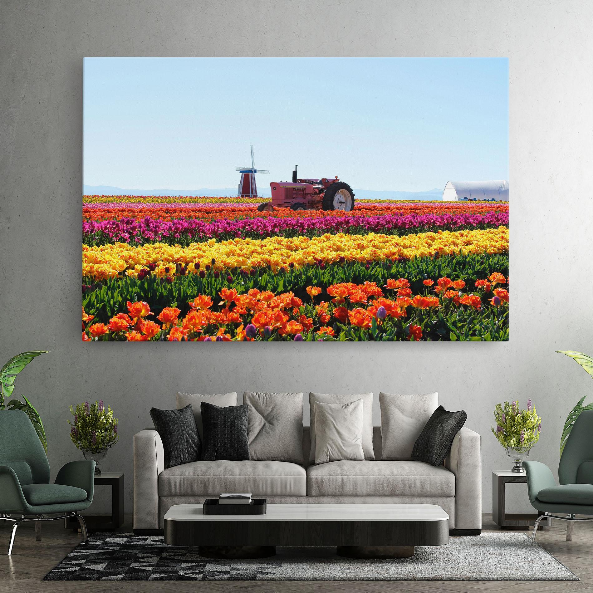 Leinwandbild Working Wild Field mockup 7