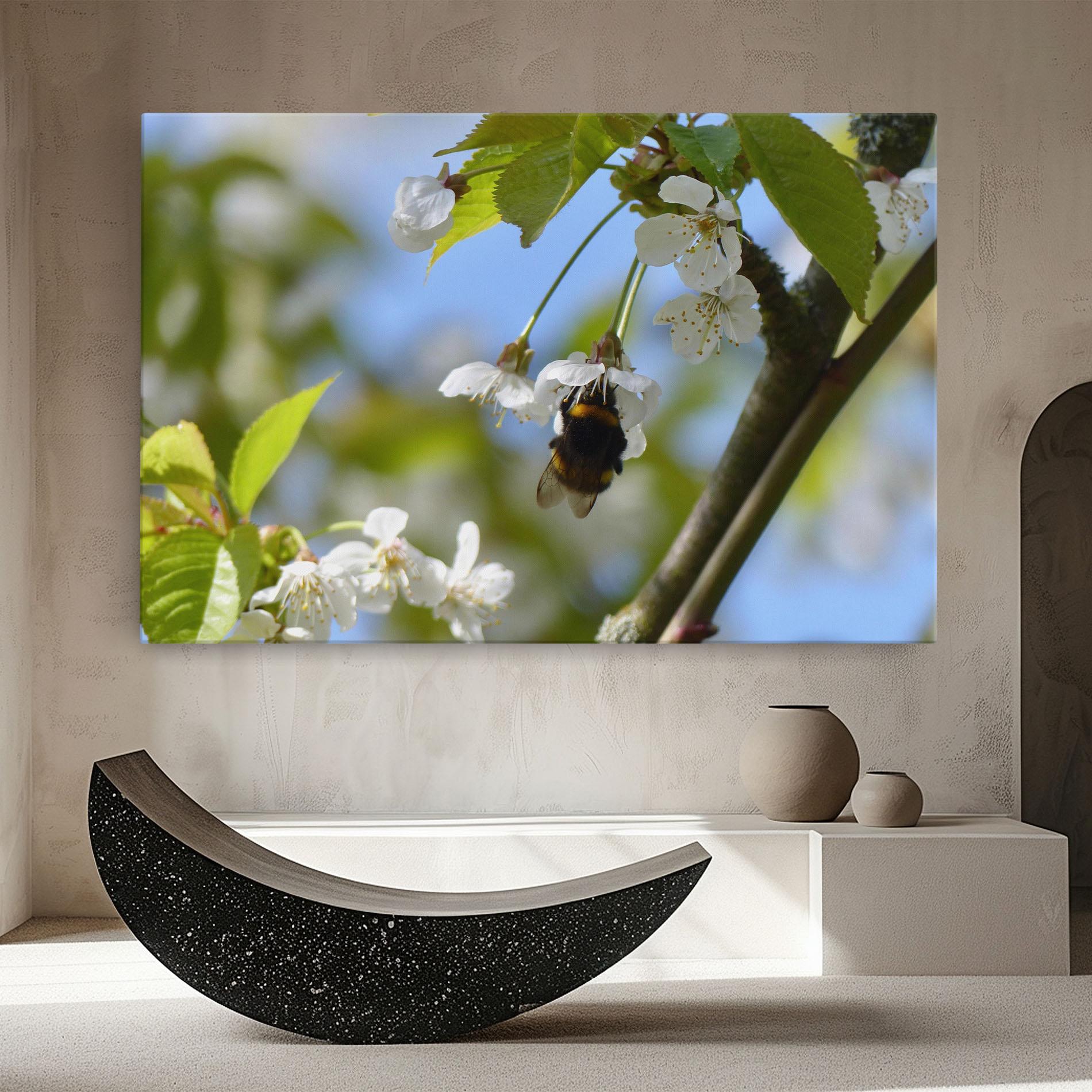 Leinwandbild Bee Wild Tree mockup 8