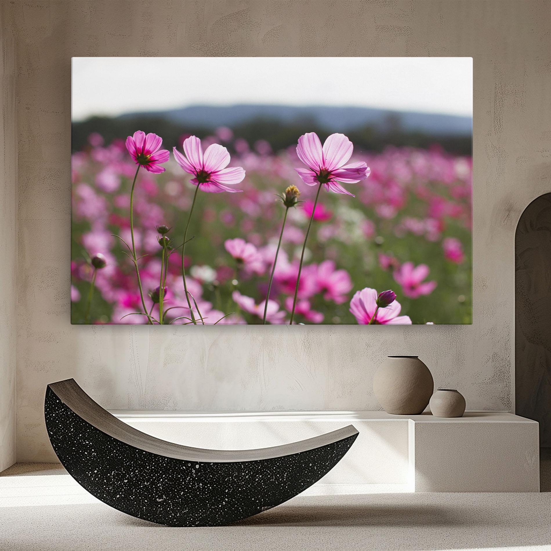 Leinwandbild Cosmos Flower mockup 8