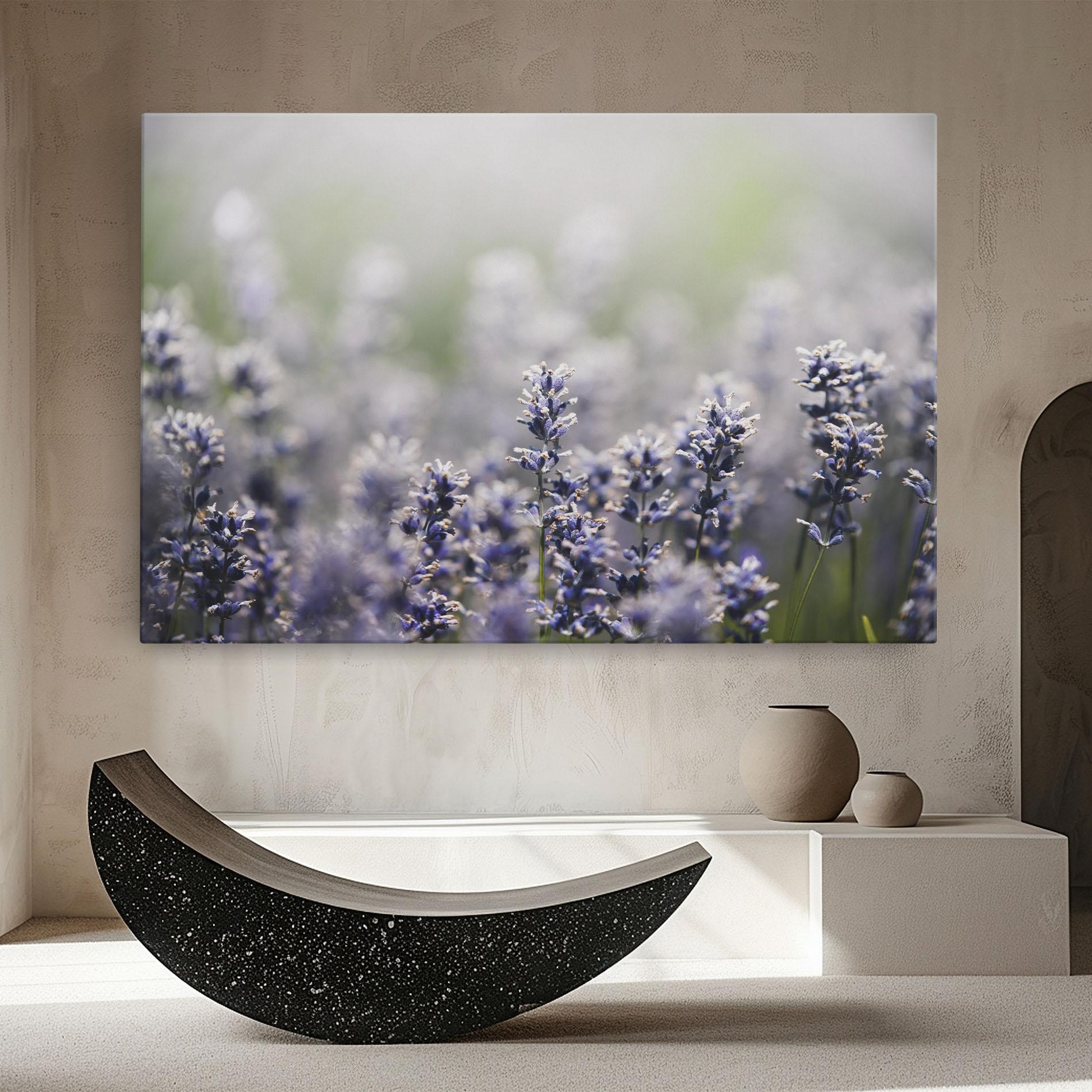 Leinwandbild White Purple Wild mockup 8