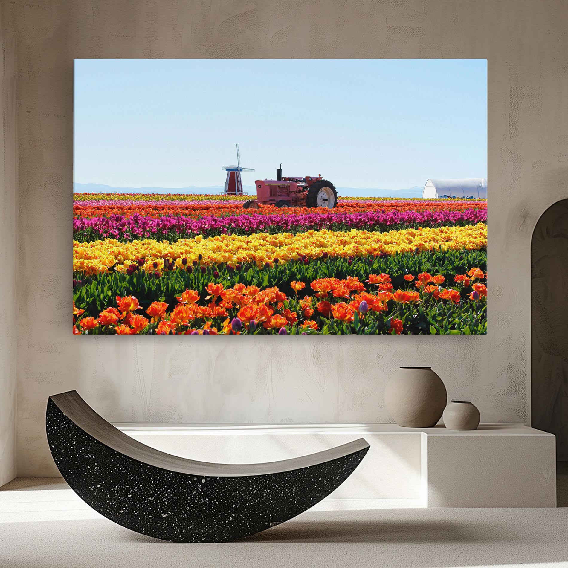 Leinwandbild Working Wild Field mockup 8