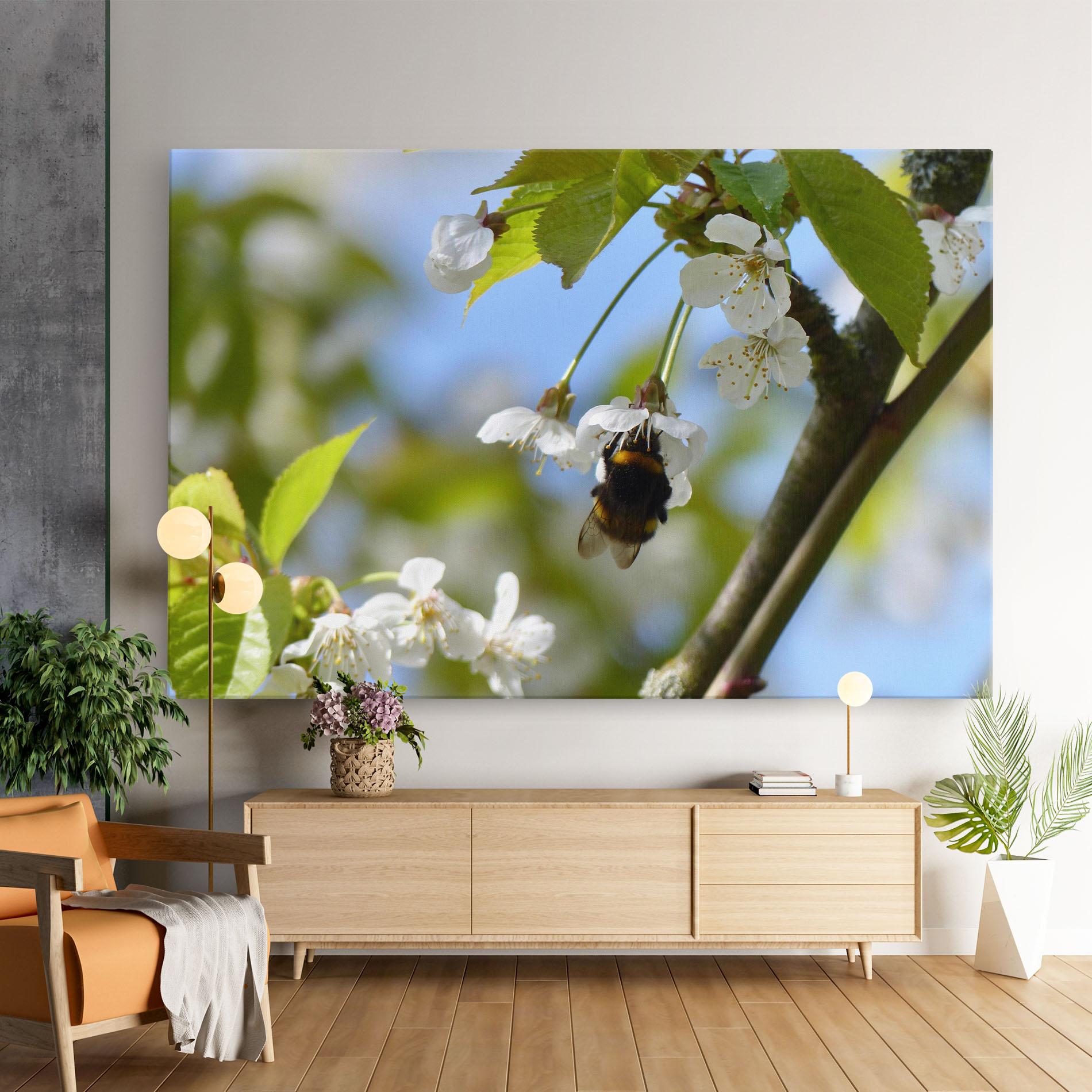 Leinwandbild Bee Wild Tree mockup 9