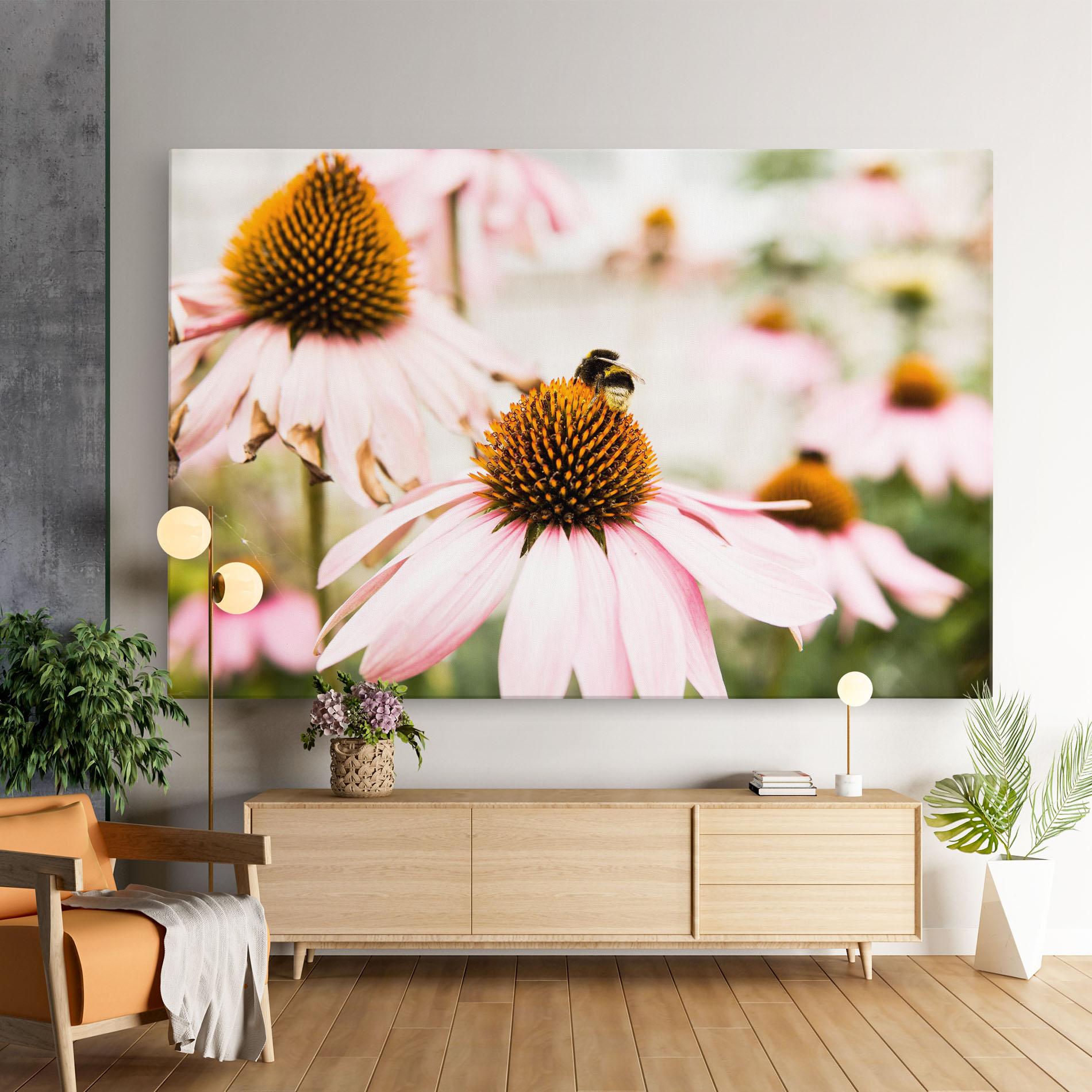 Leinwandbild Daylight Flower mockup 9