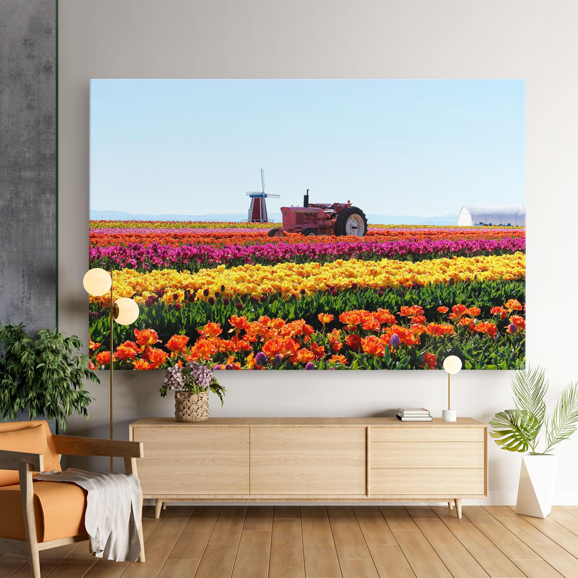 Leinwandbild Working Wild Field mockup 9