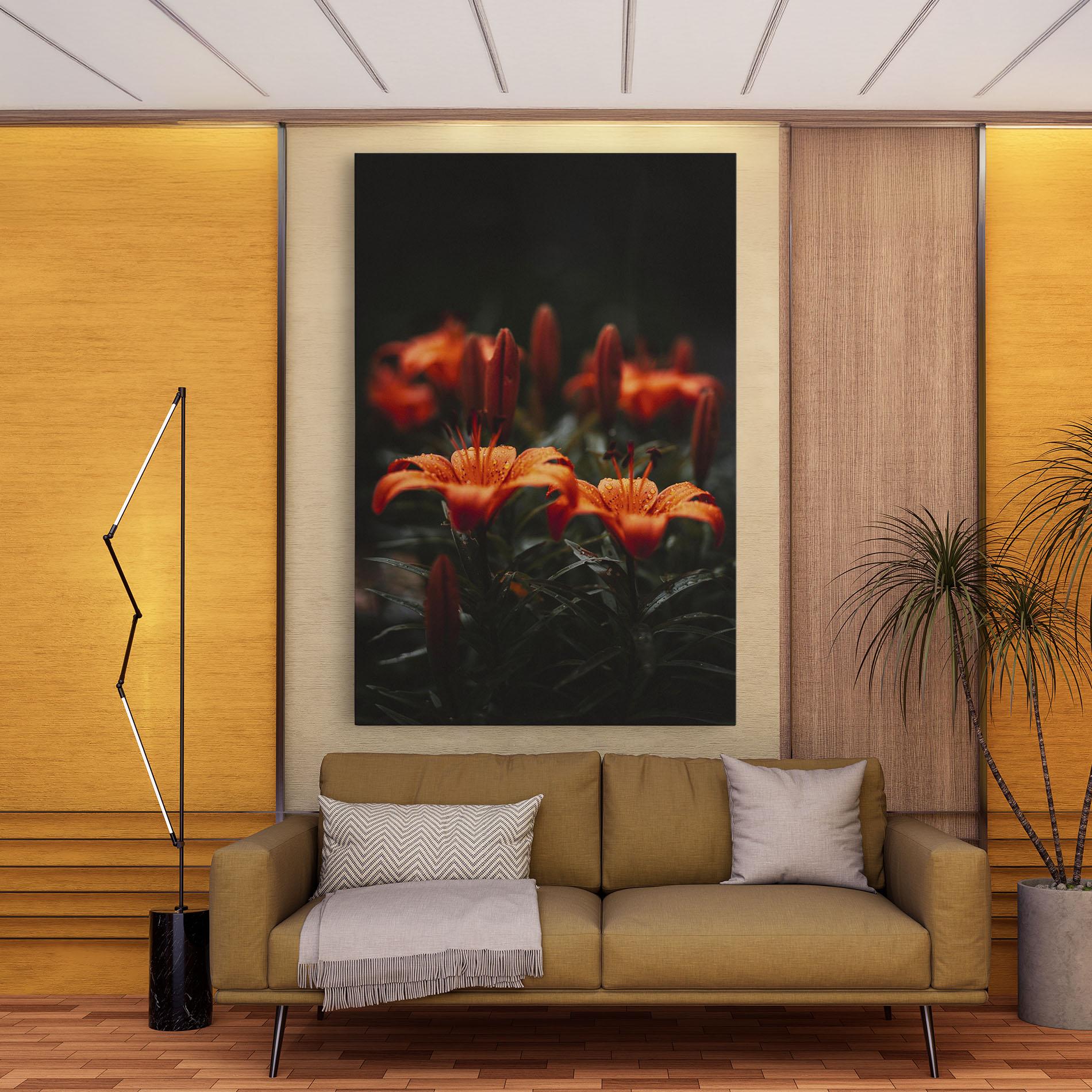 Leinwandbild Dreamy Wild Flower mockup 9