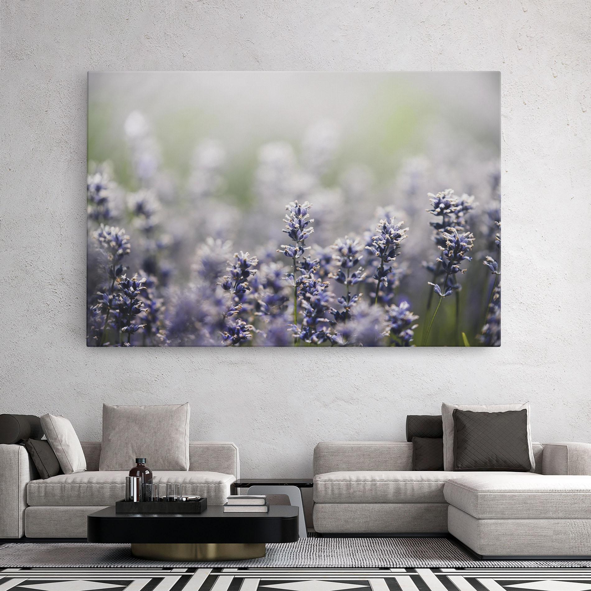 Leinwandbild White Purple Wild mockup 2