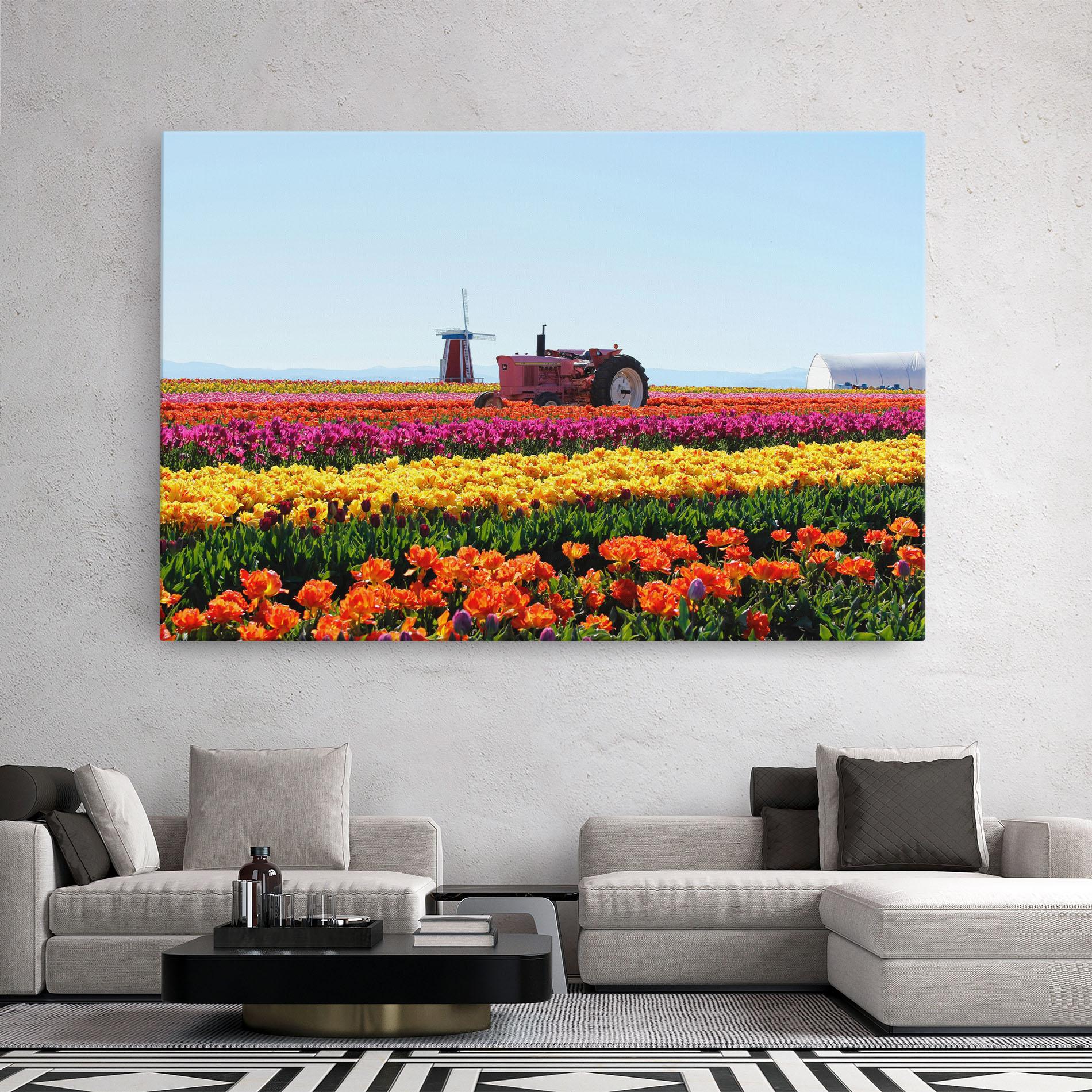 Leinwandbild Working Wild Field mockup 2