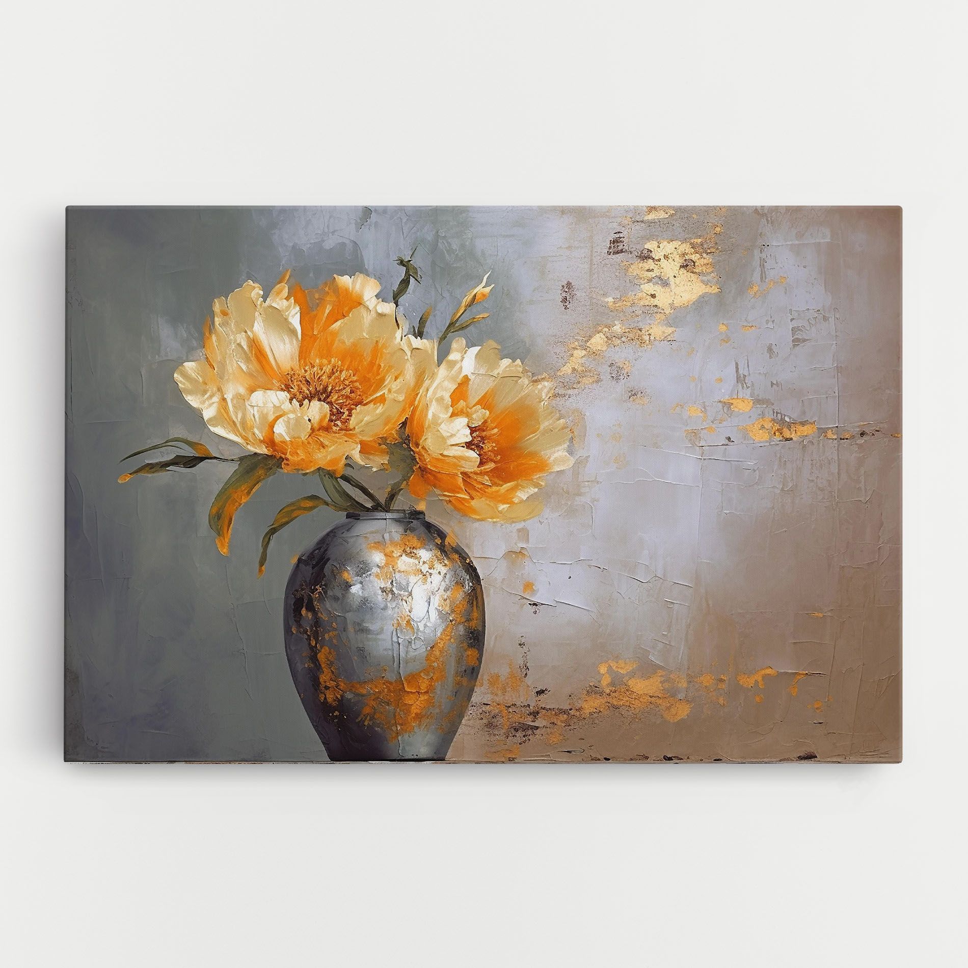 Grey Painting Vase mockup 0