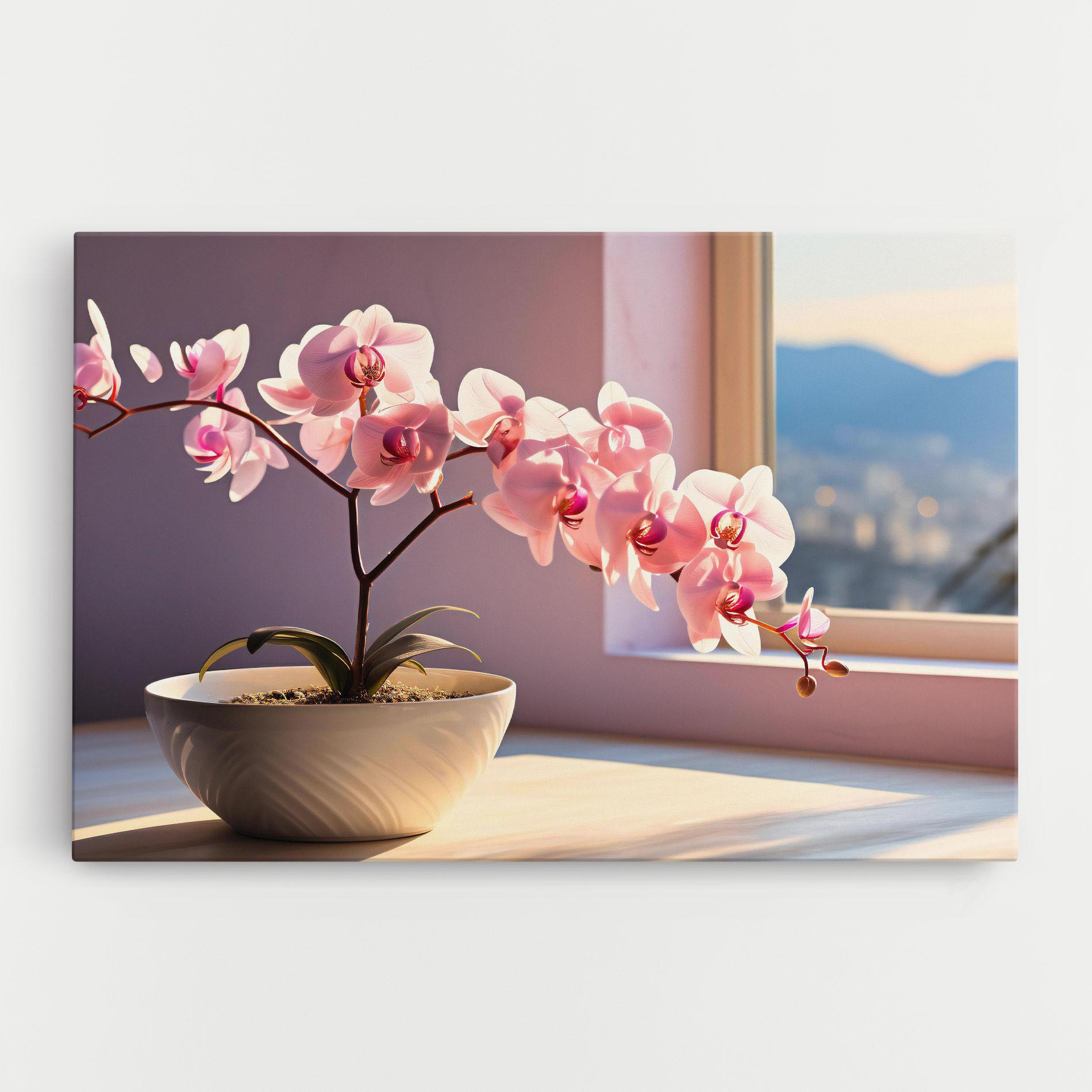 Leinwandbild Window Vase mockup 0
