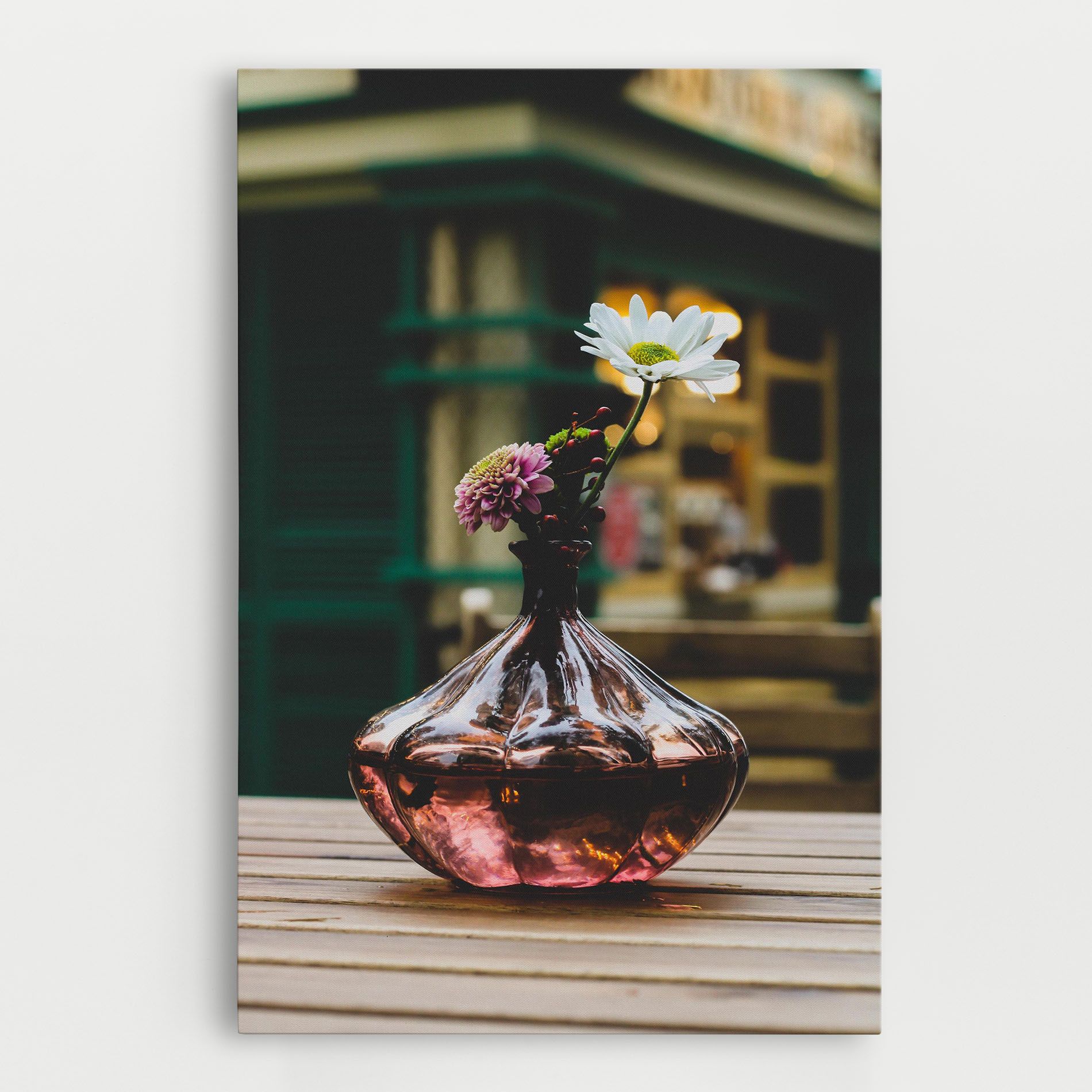 Pink Vase Flower mockup 0