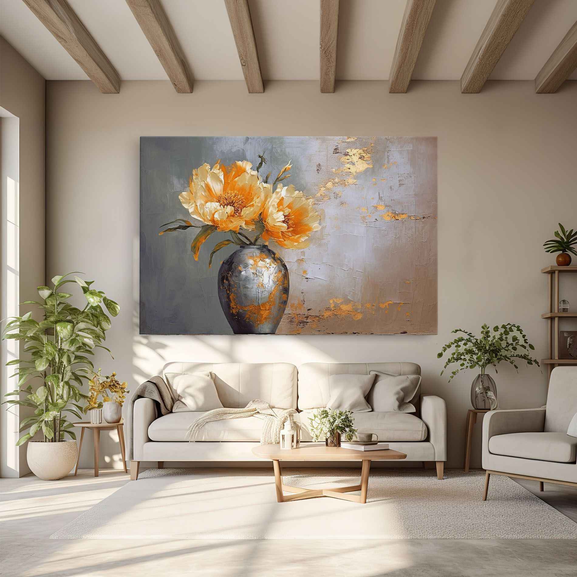 Grey Painting Vase mockup 6